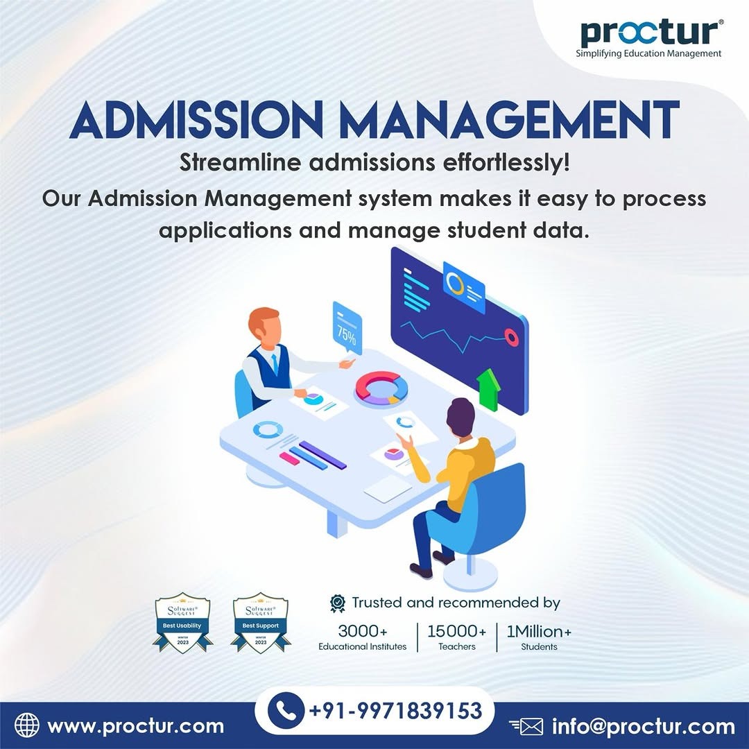 Proctur - Your Pocket Classroom Facebook ad: Struggling to manage multiple coaching branches?