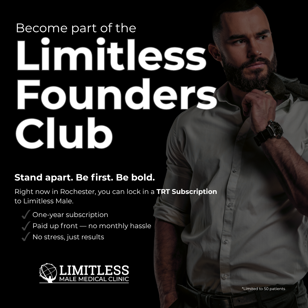 Limitless Male Medical Clinic Facebook ad: #1 TRT Clinic In Midwest
