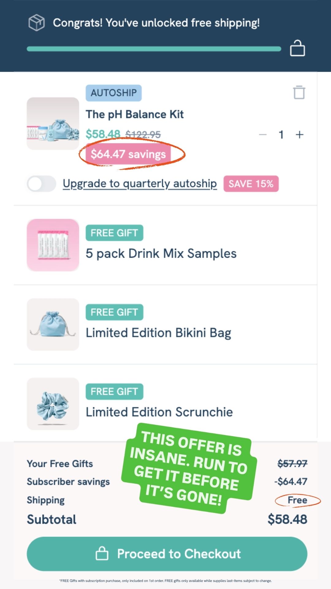 Happy V Facebook ad
