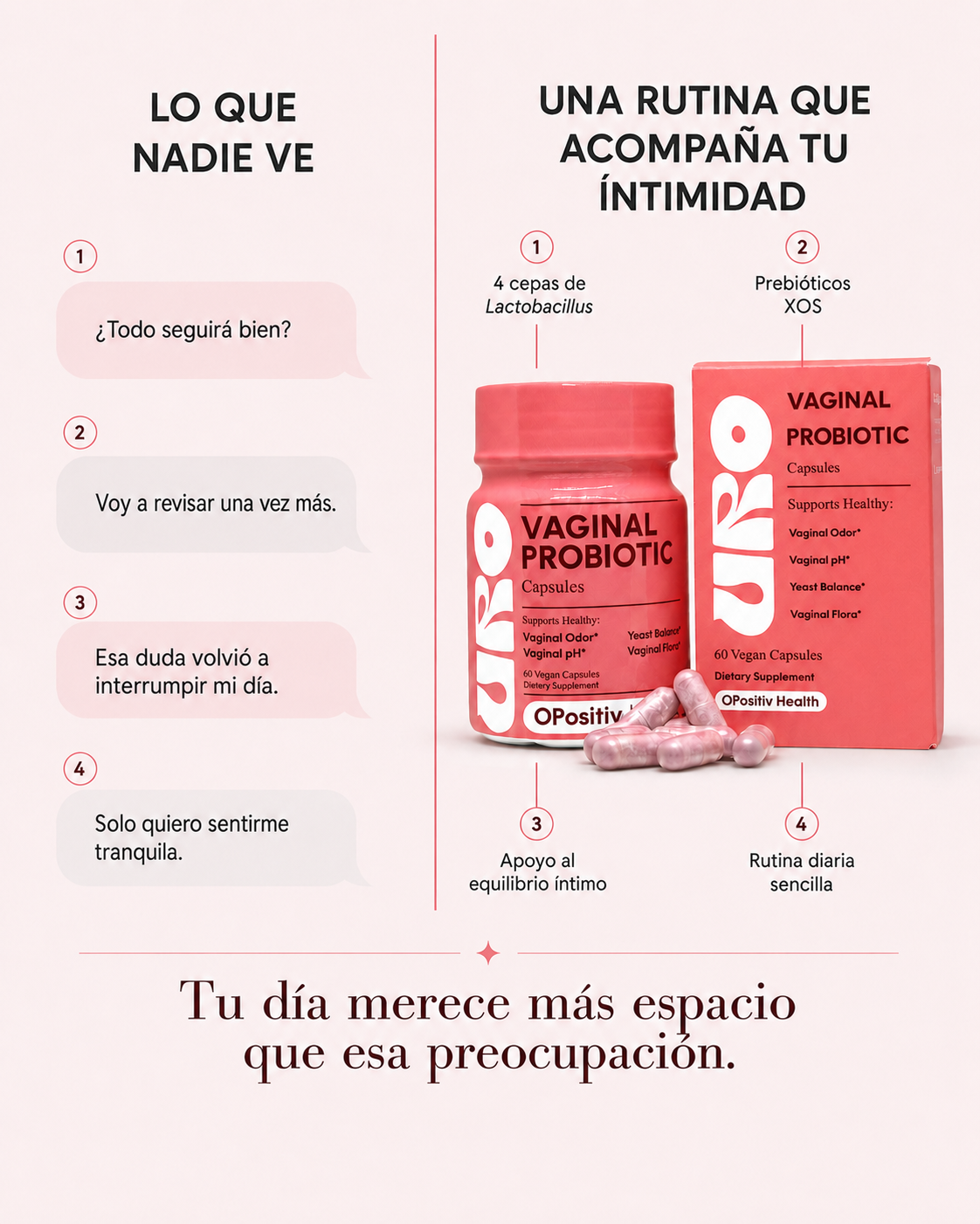 Fluxqo Facebook ad: Más tranquilidad en tu rutina