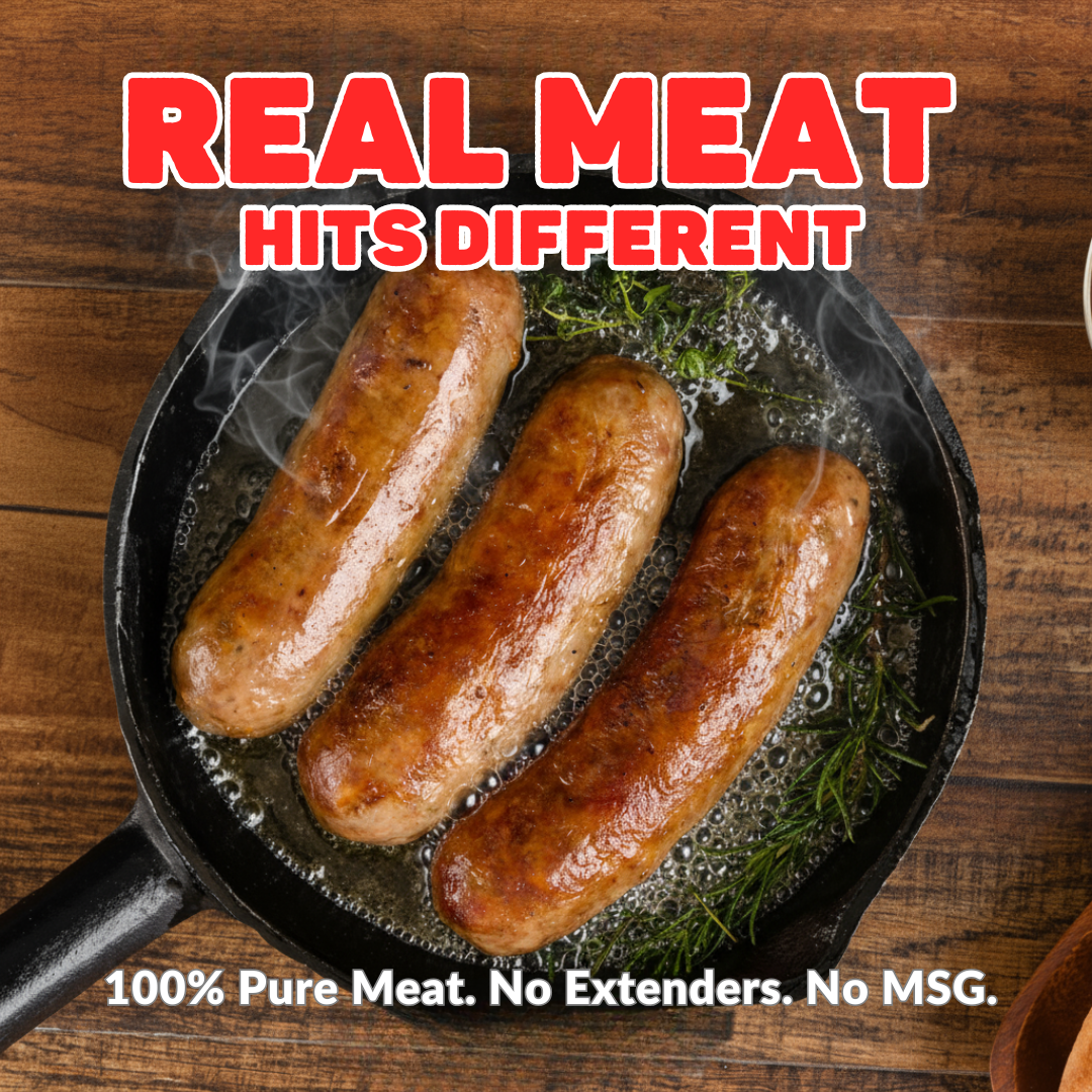 Honest Craft Deli Facebook ad: 100% pure meat. 0% fillers.