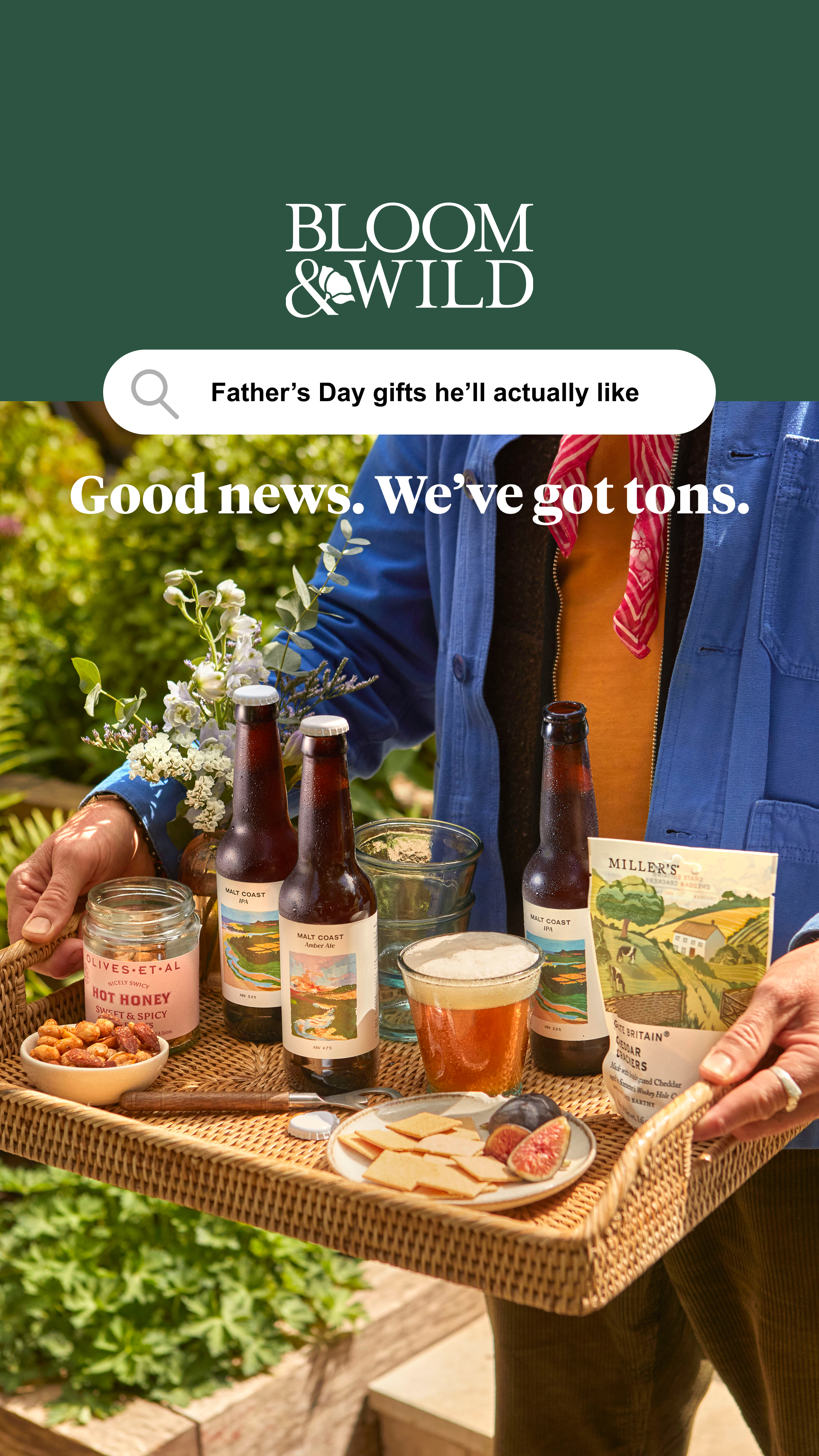 Bloom & Wild Facebook ad