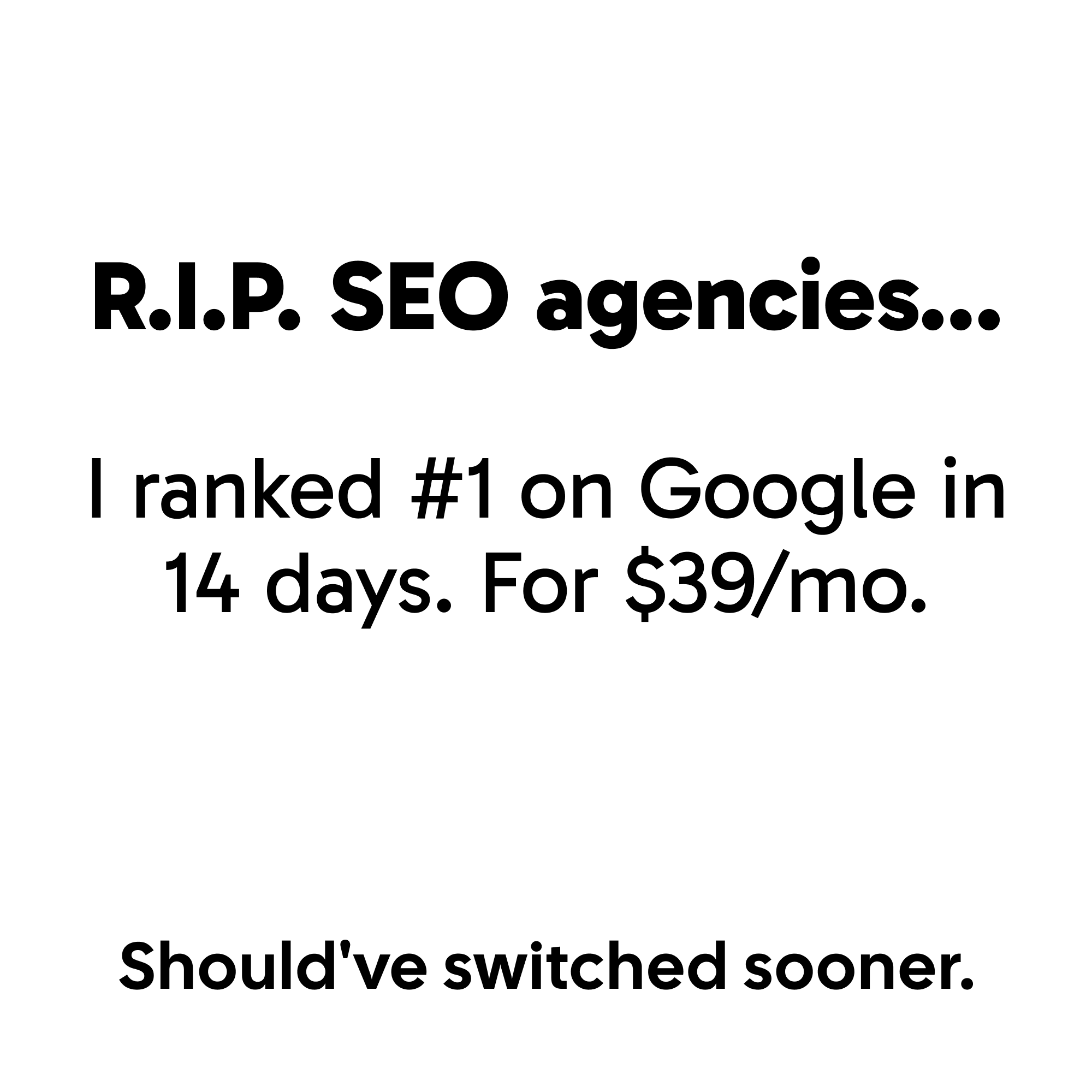 Soro SEO Facebook ad