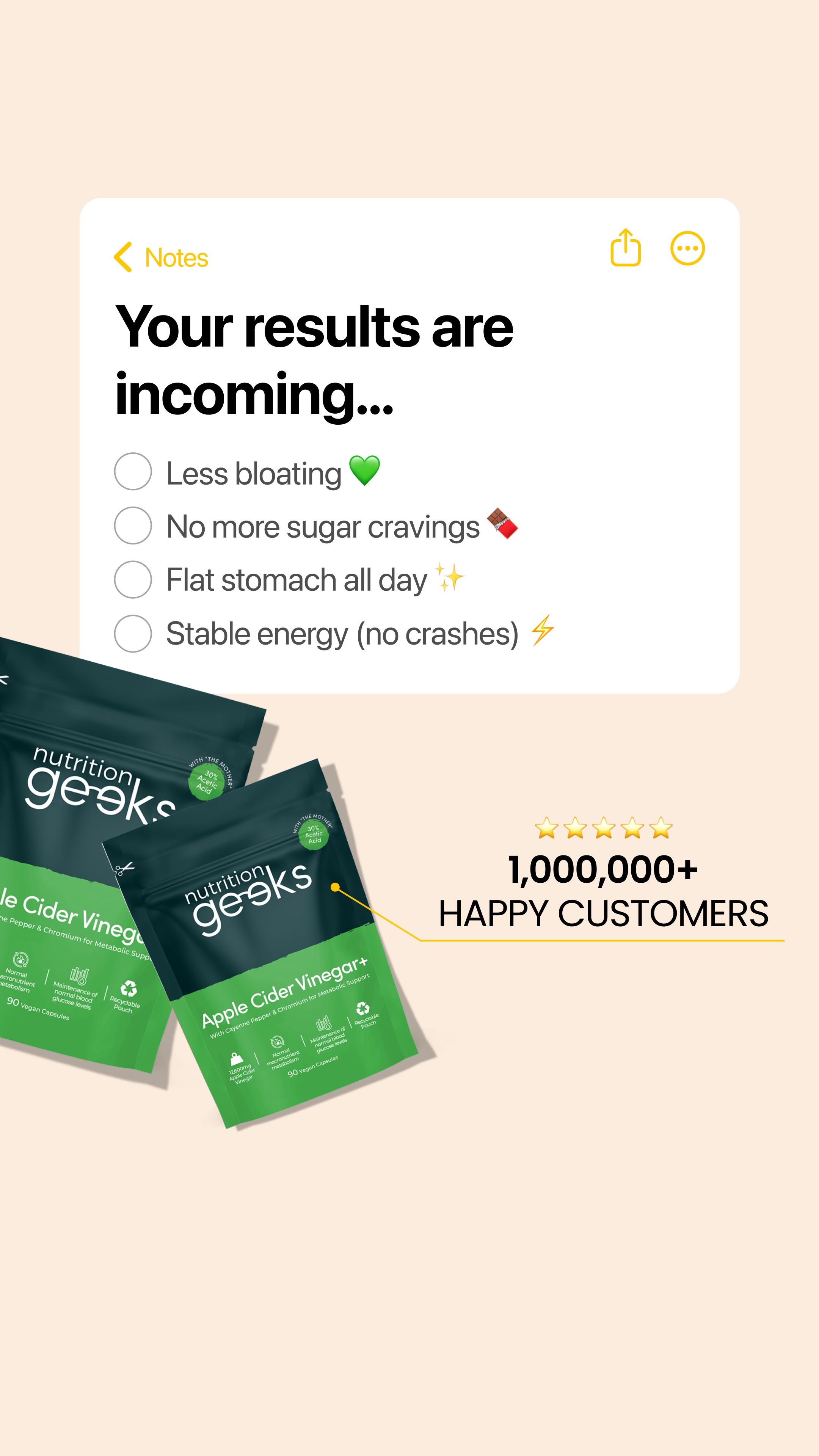 Nutrition Geeks Facebook ad