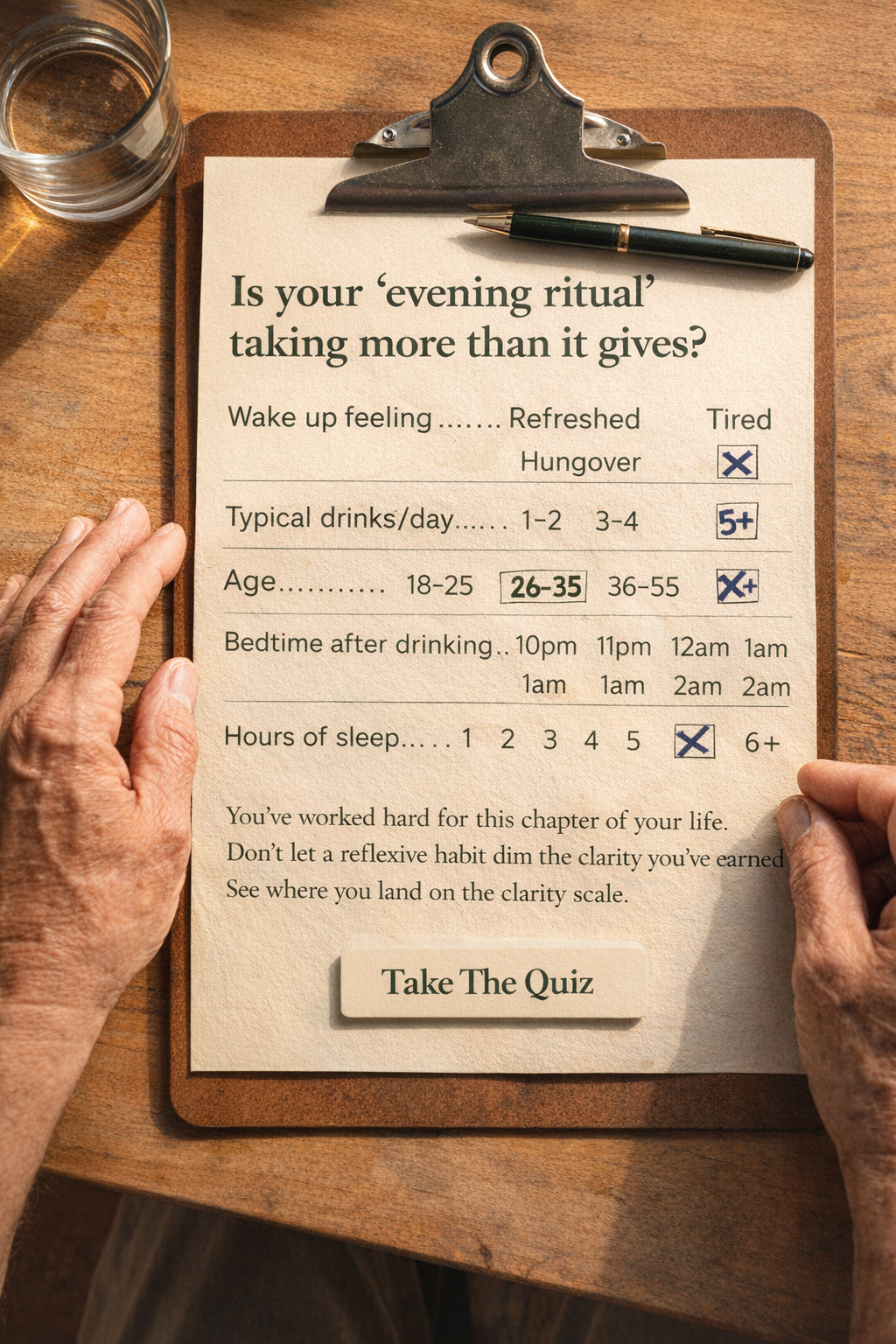 Hypnosis to Stop Drinking Facebook ad