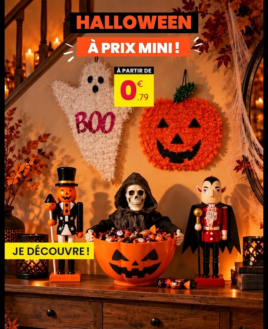 Stokomani Facebook ad: Halloween est arrivé!