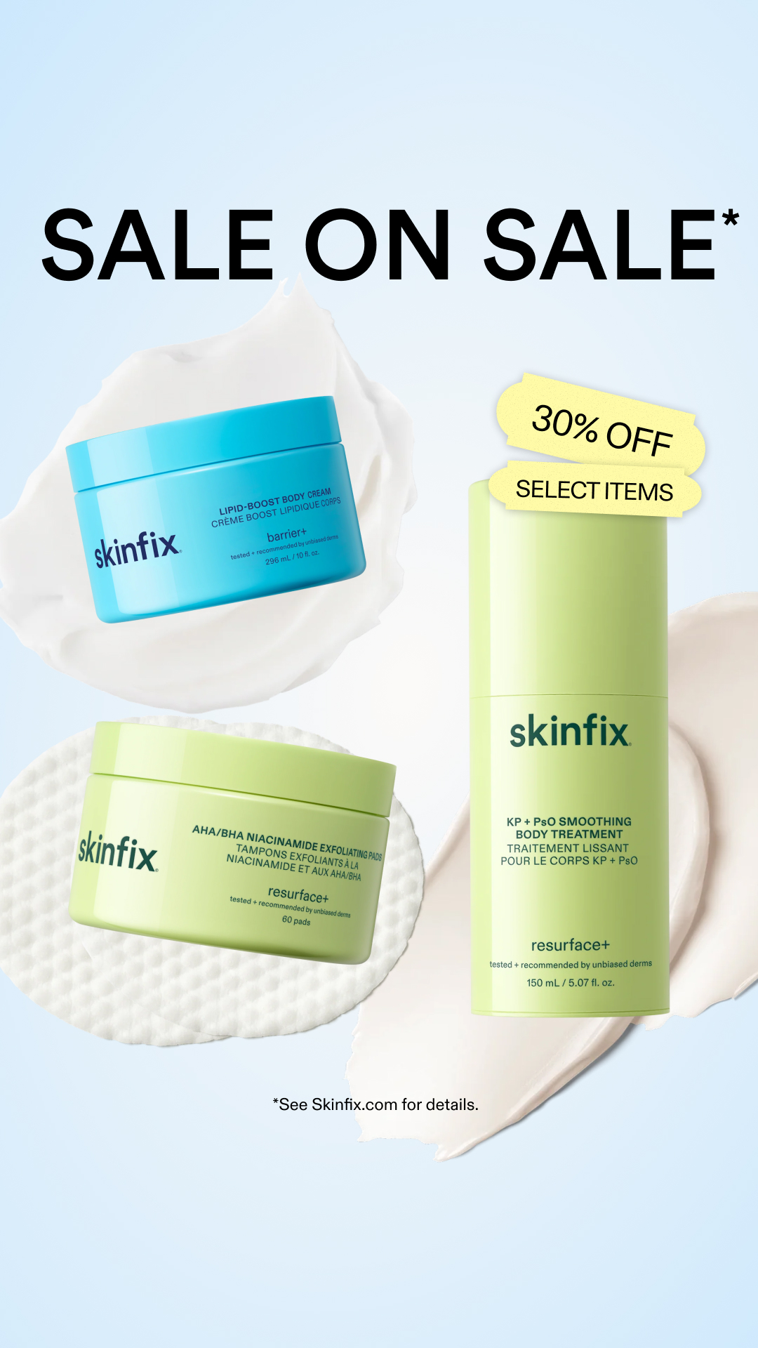 Skinfix Inc. Facebook ad