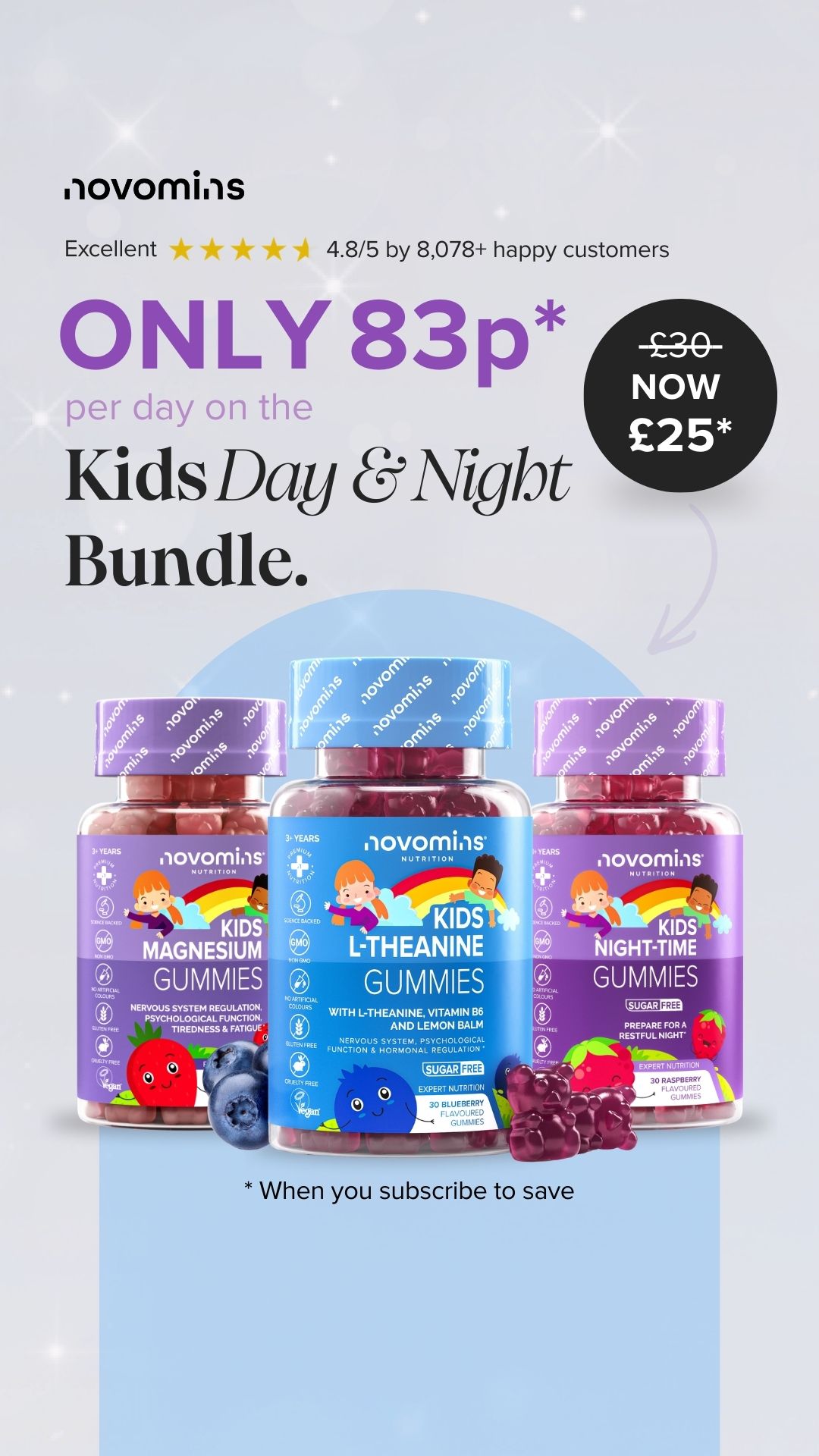 Novomins Nutrition Facebook ad