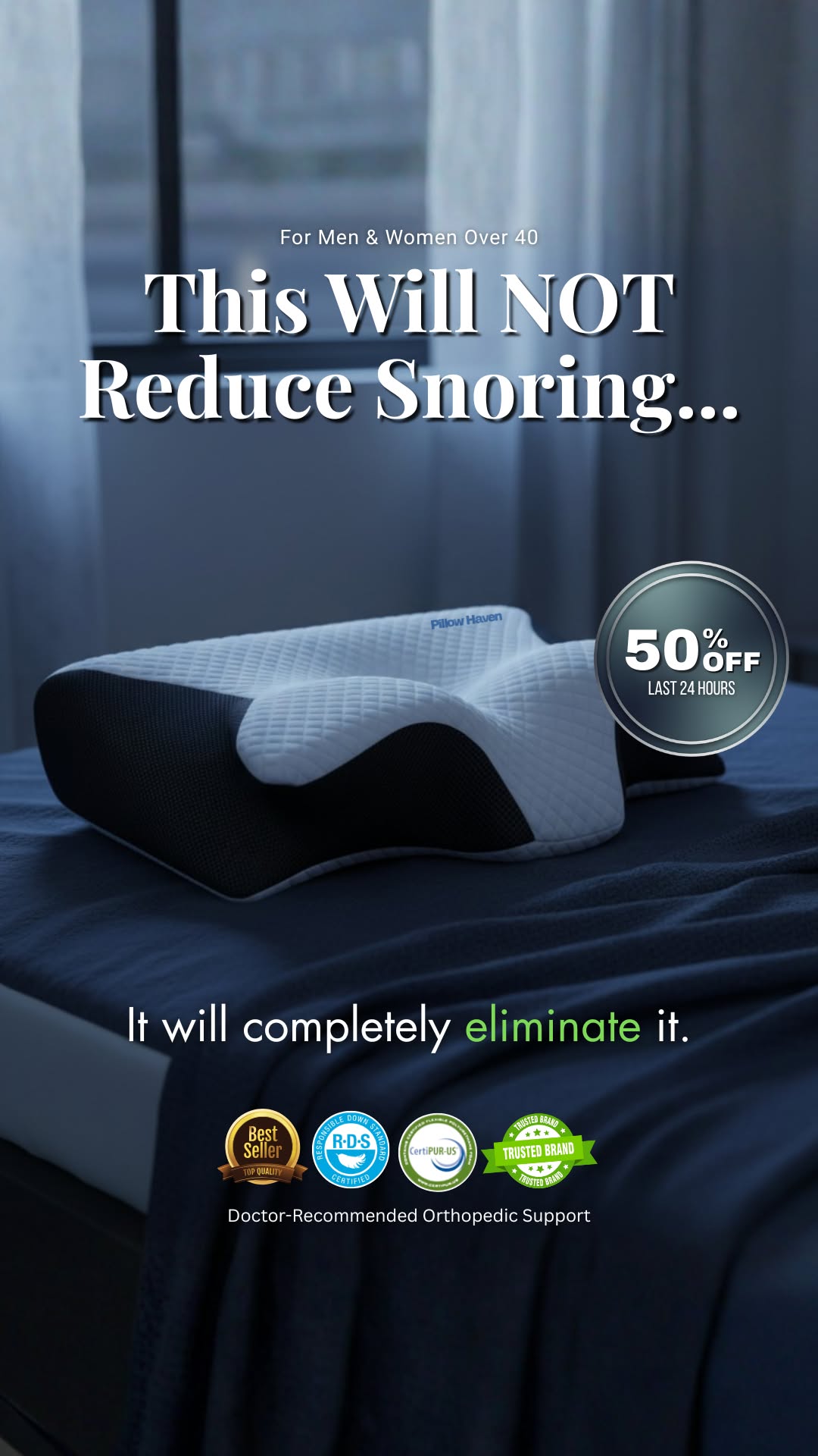 Pillow Haven Facebook ad