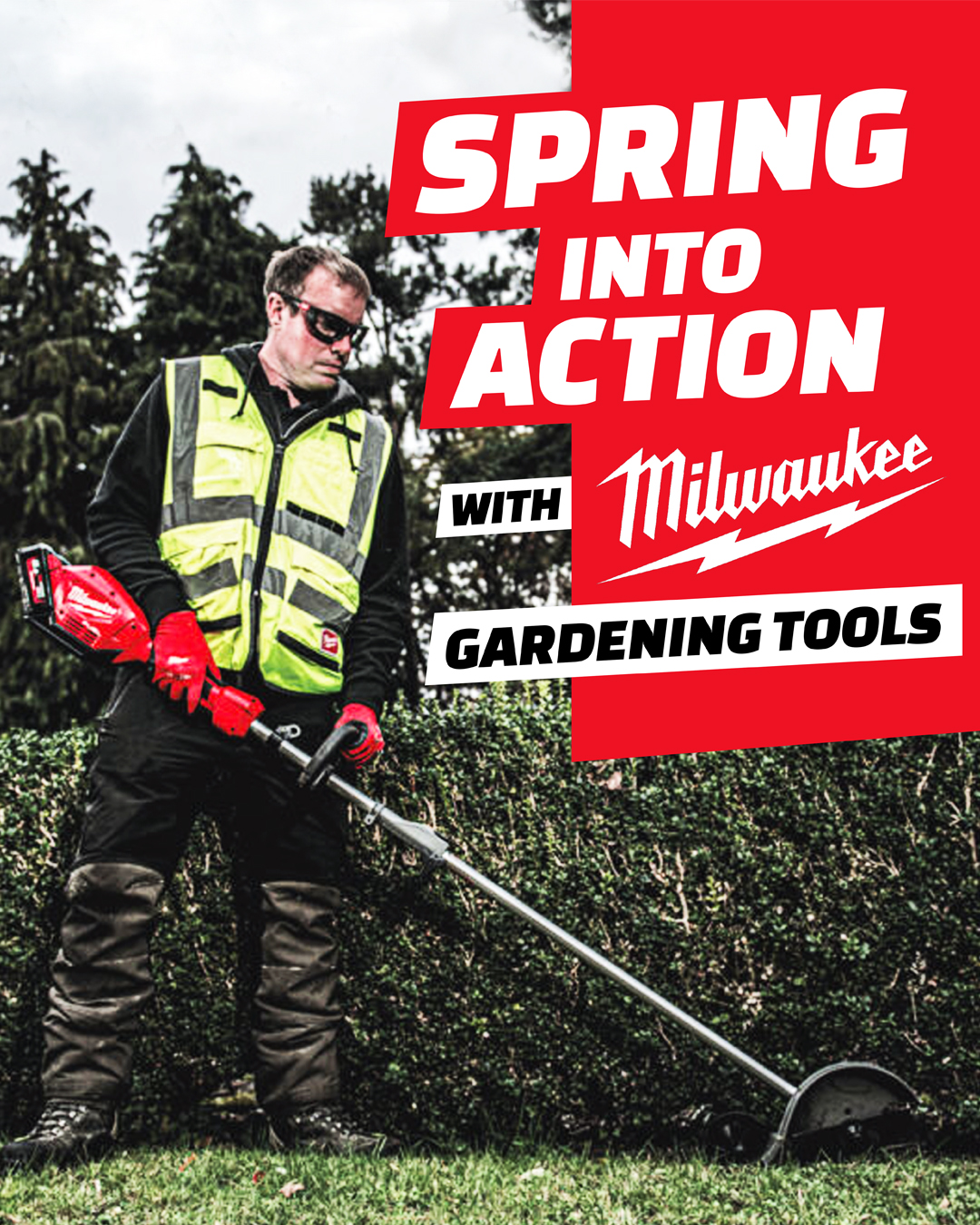 Big Red Power Tools Facebook ad: Big Spring Sale, Tools for DIY & Pros