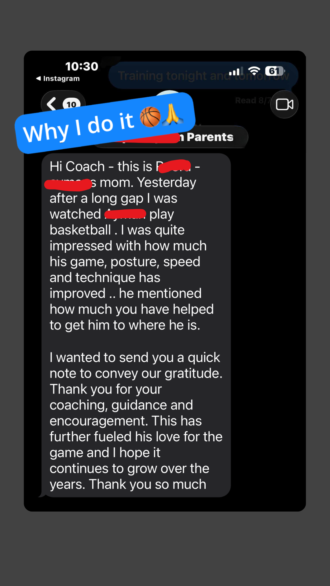 Legendary Basketball Training Facebook ad
