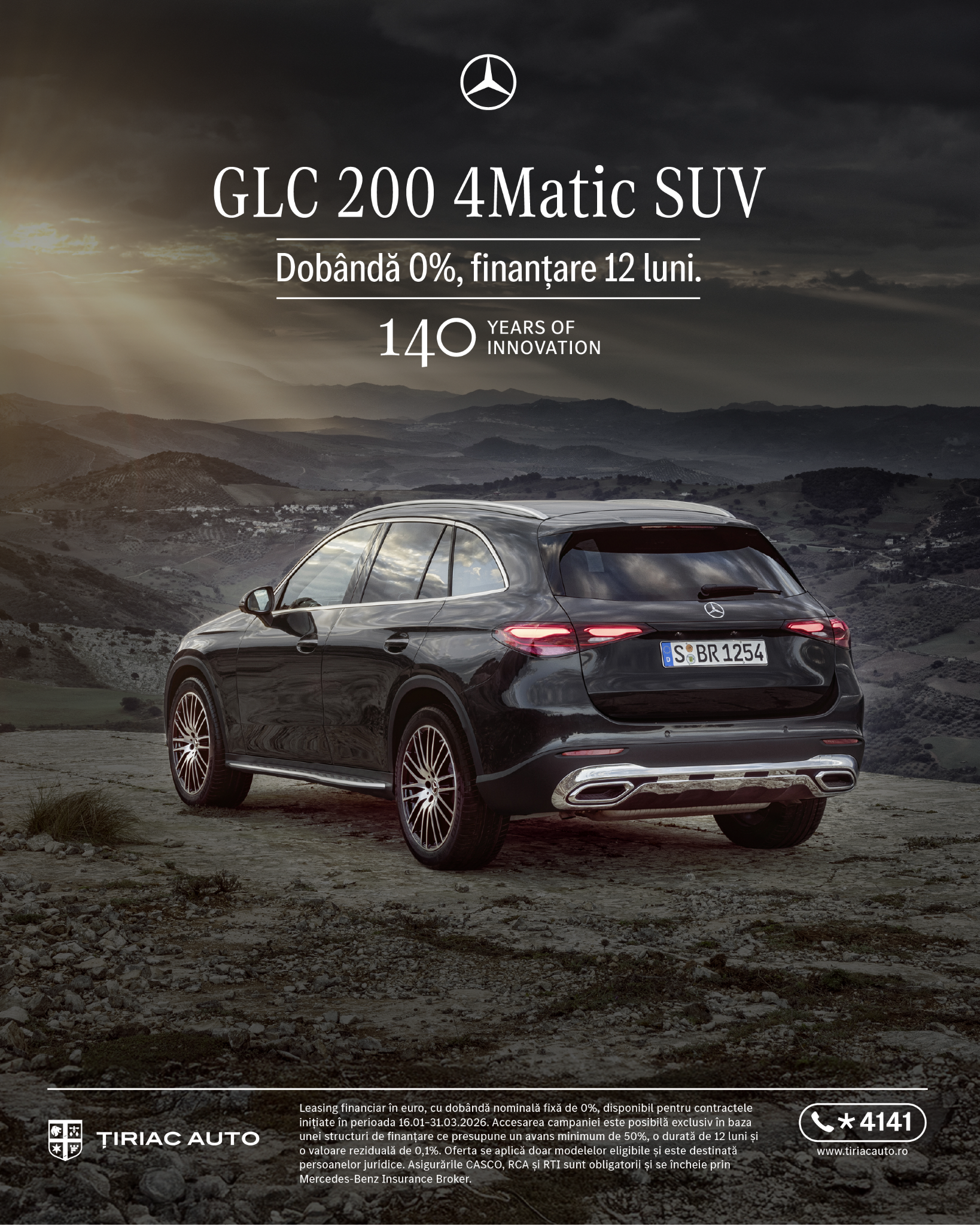 Tiriac Auto Facebook ad from Feb 16, 2026