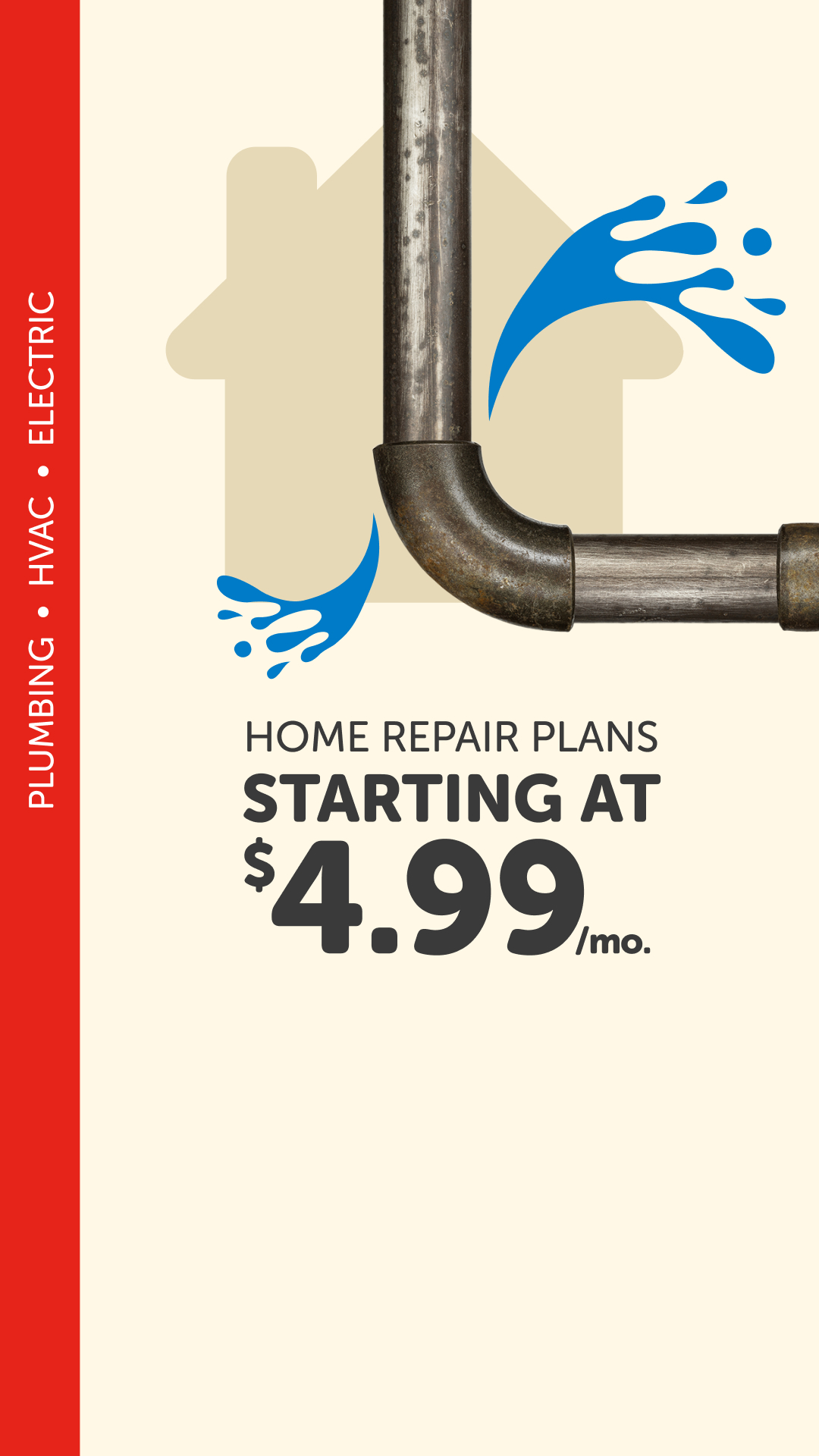 HomeServe USA Facebook ad