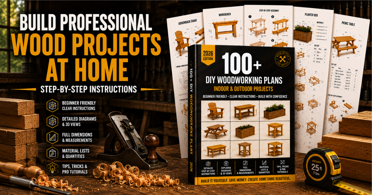 DIYProjectHub Facebook ad: 50% OFF TODAY!