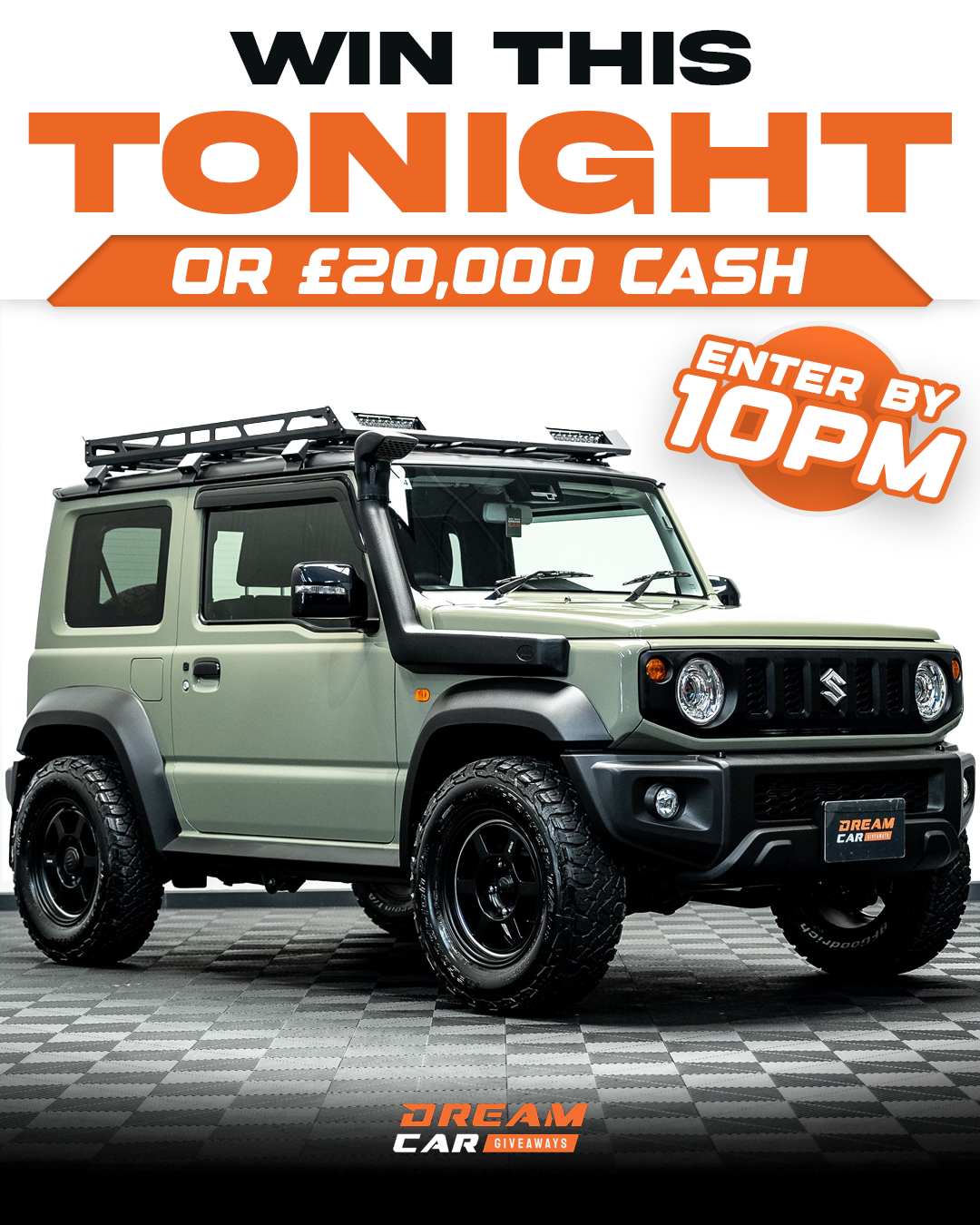 Dream Car Giveaways Facebook ad