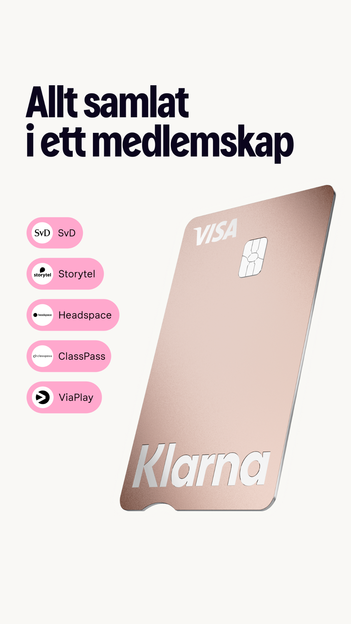 Klarna Facebook ad