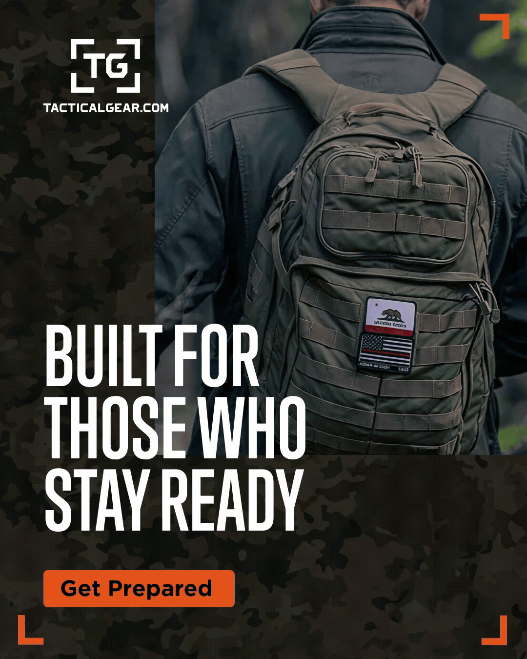 TacticalGear.com Facebook ad: Built To Survive The Extreme