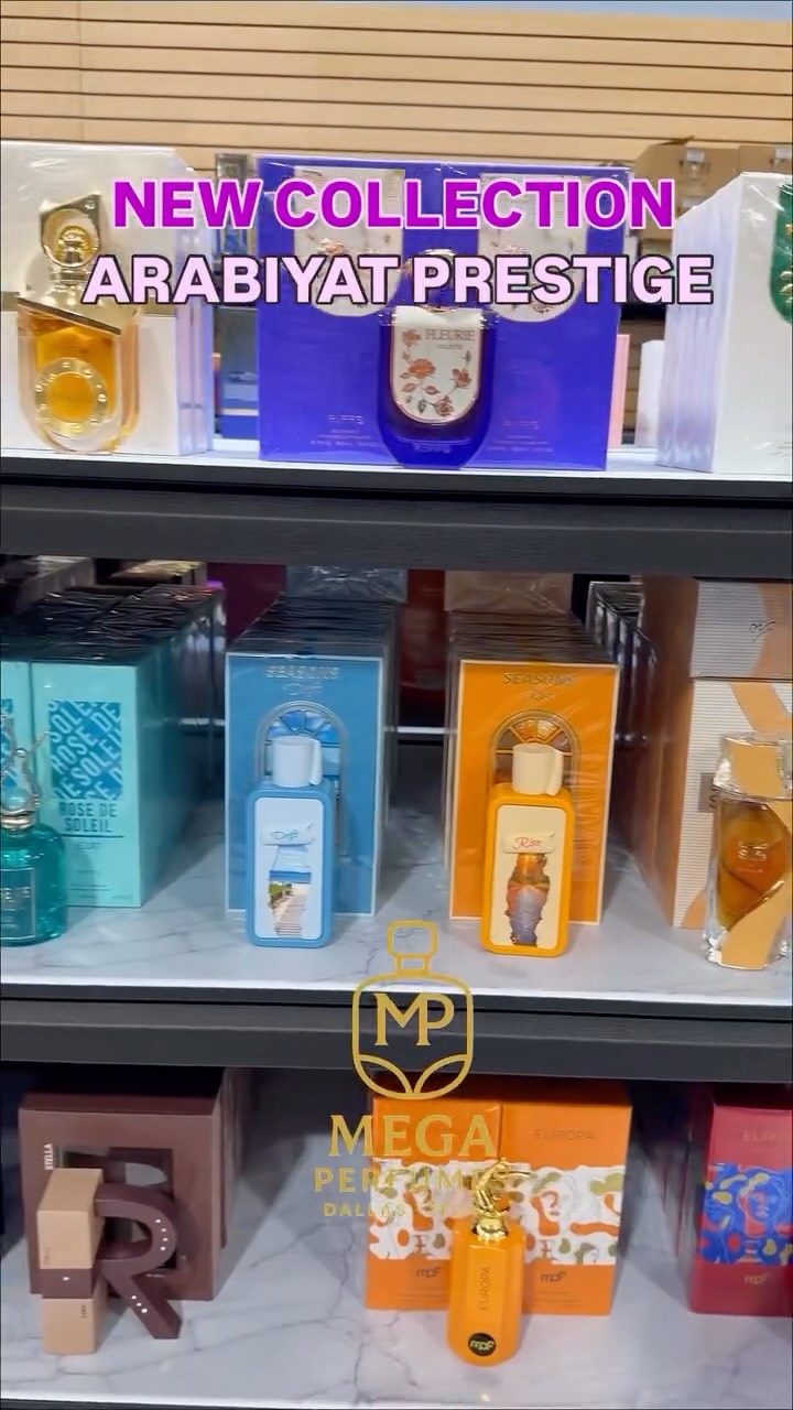 shopmegaperfumes Facebook ad: Arabiyat Prestige Collection, Now Available at MEGA…