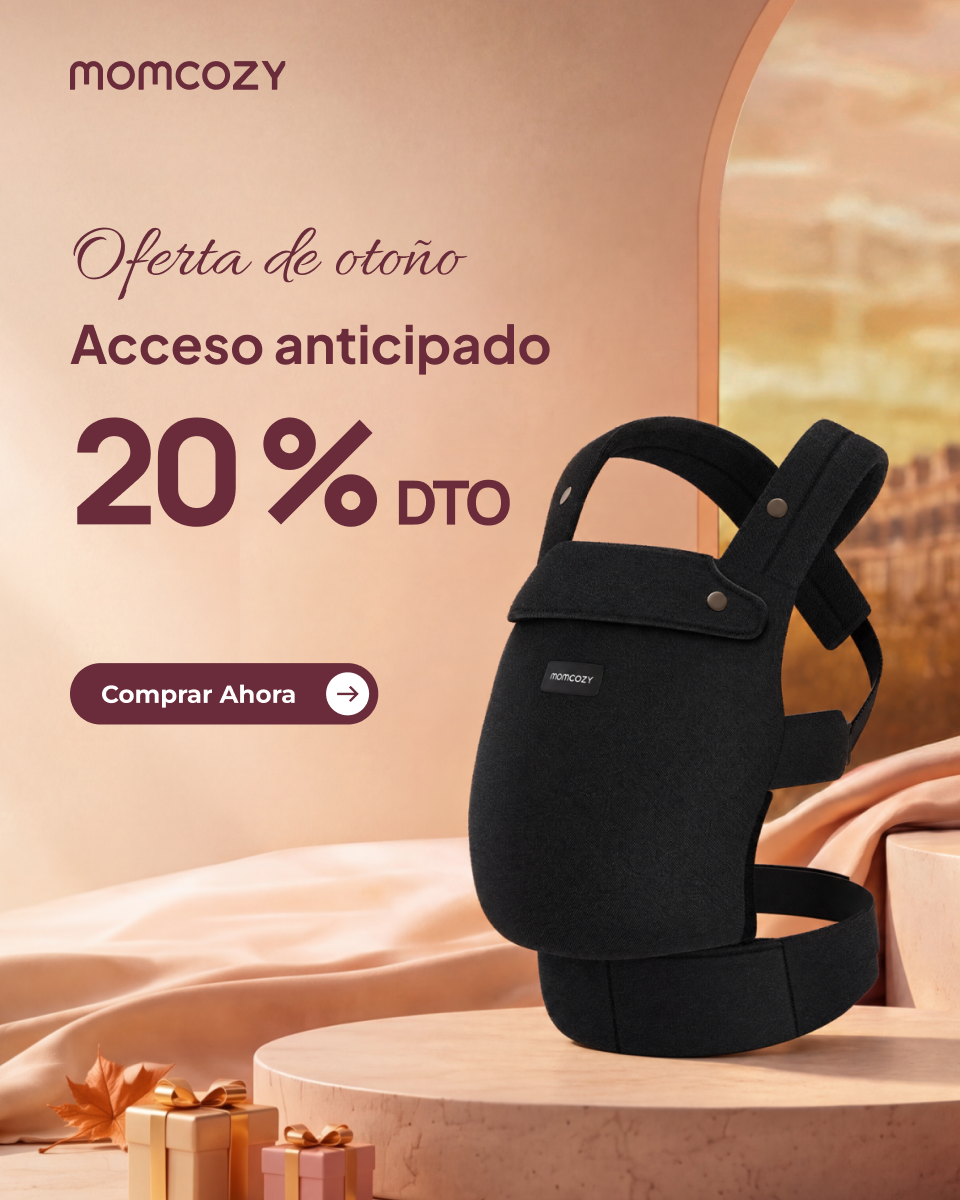 Momcozyes Facebook ad: Portabebés Cómodo -20%