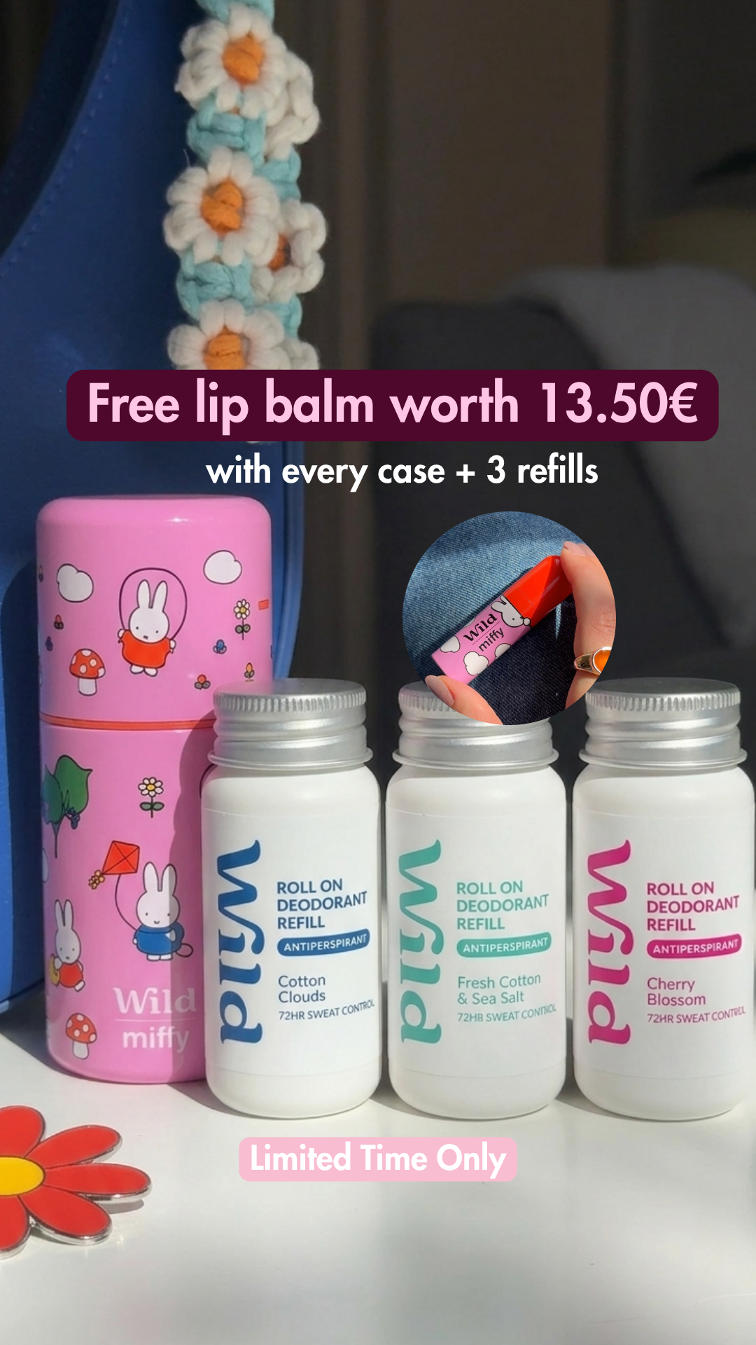 Wild Facebook ad: Free Lip Balm with Miffy