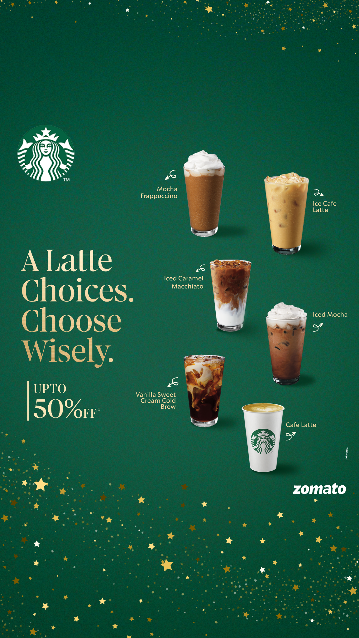 Starbucks India Facebook ad from Oct 18, 2025