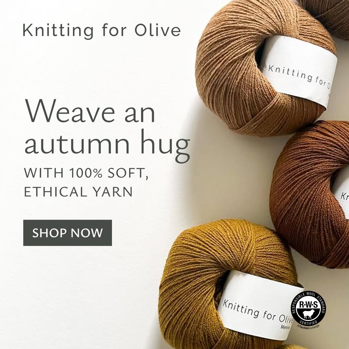 Knitting for Olive Facebook ad