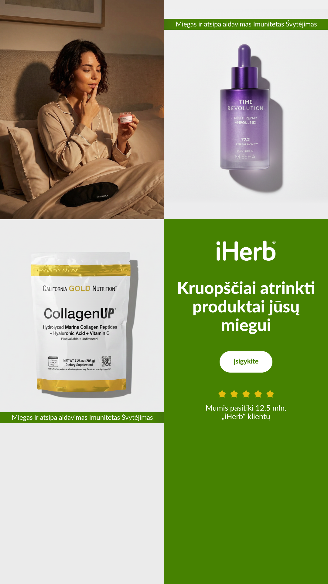 iHerb Facebook ad