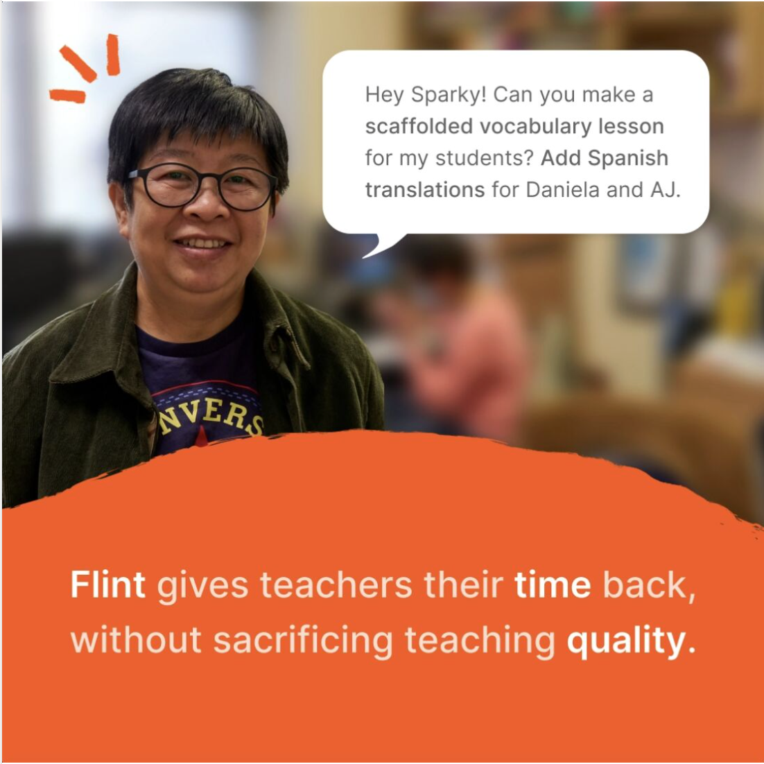Flint K-12 Facebook ad: See how Flint is revolutionizing teaching