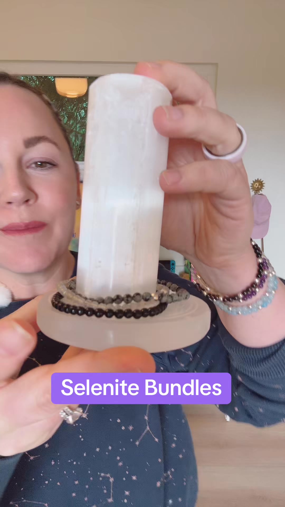 The Crystal Elephant Facebook ad: Bracelet & Selenite Charging Bundles