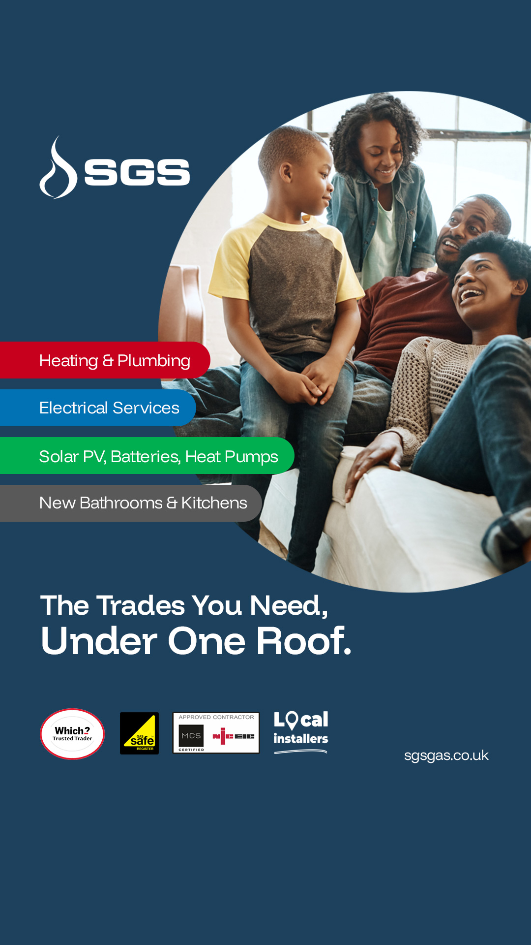 SGS Heating & Electrical Ltd Facebook ad