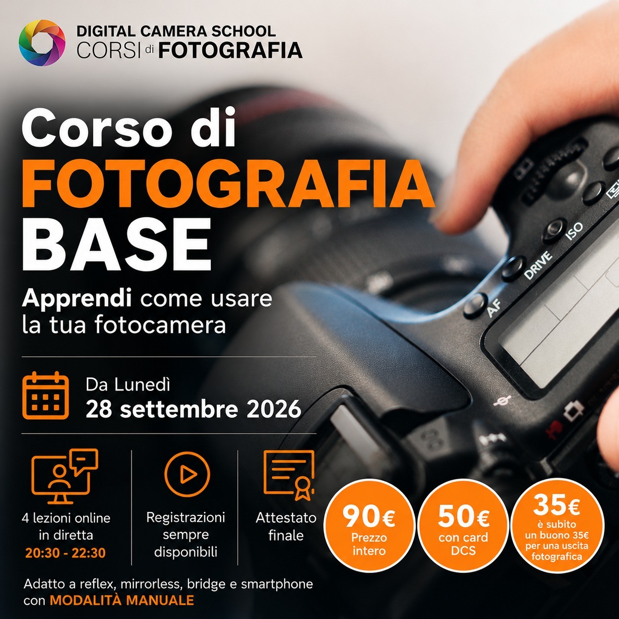 Digital Camera School Facebook ad