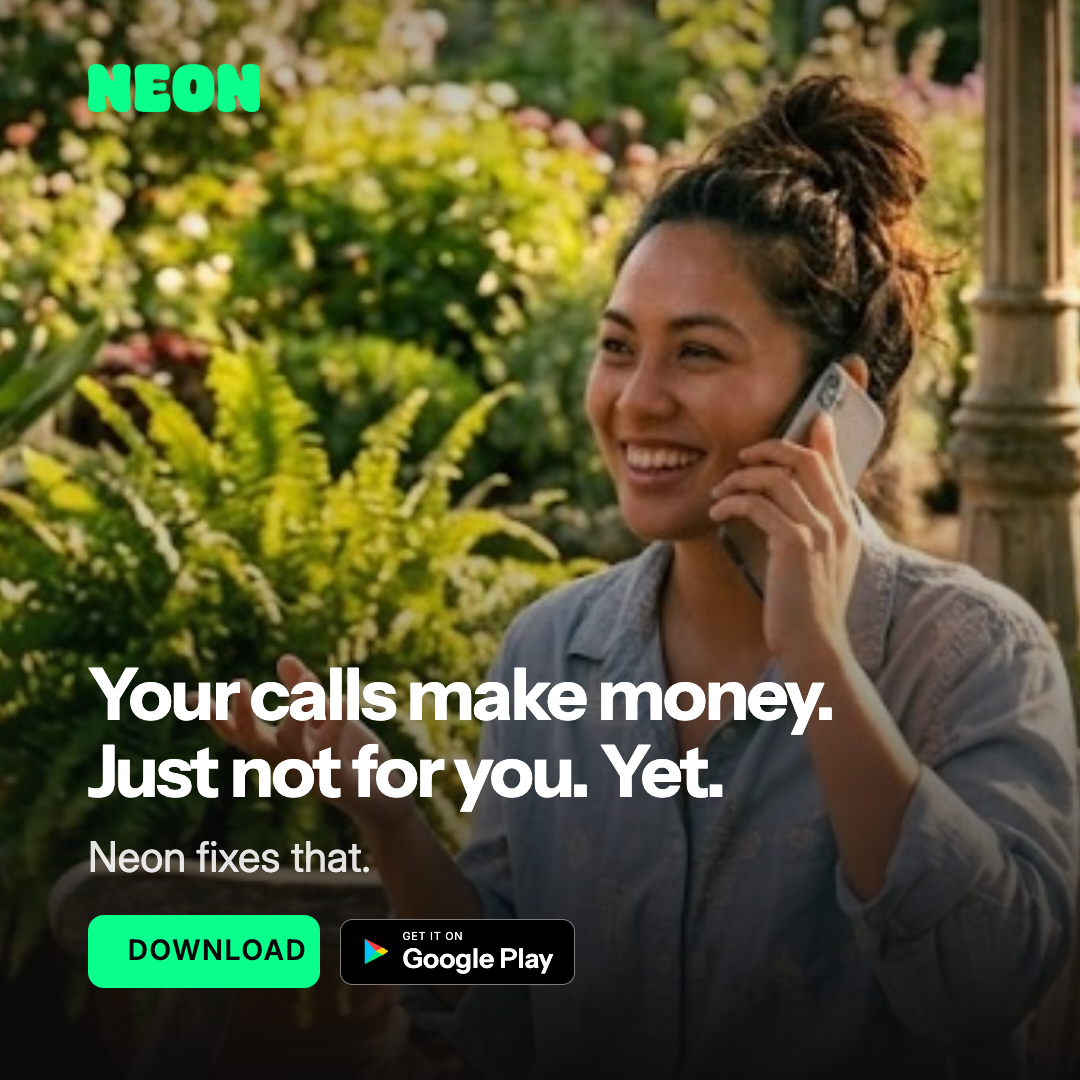 Neon Mobile Facebook ad