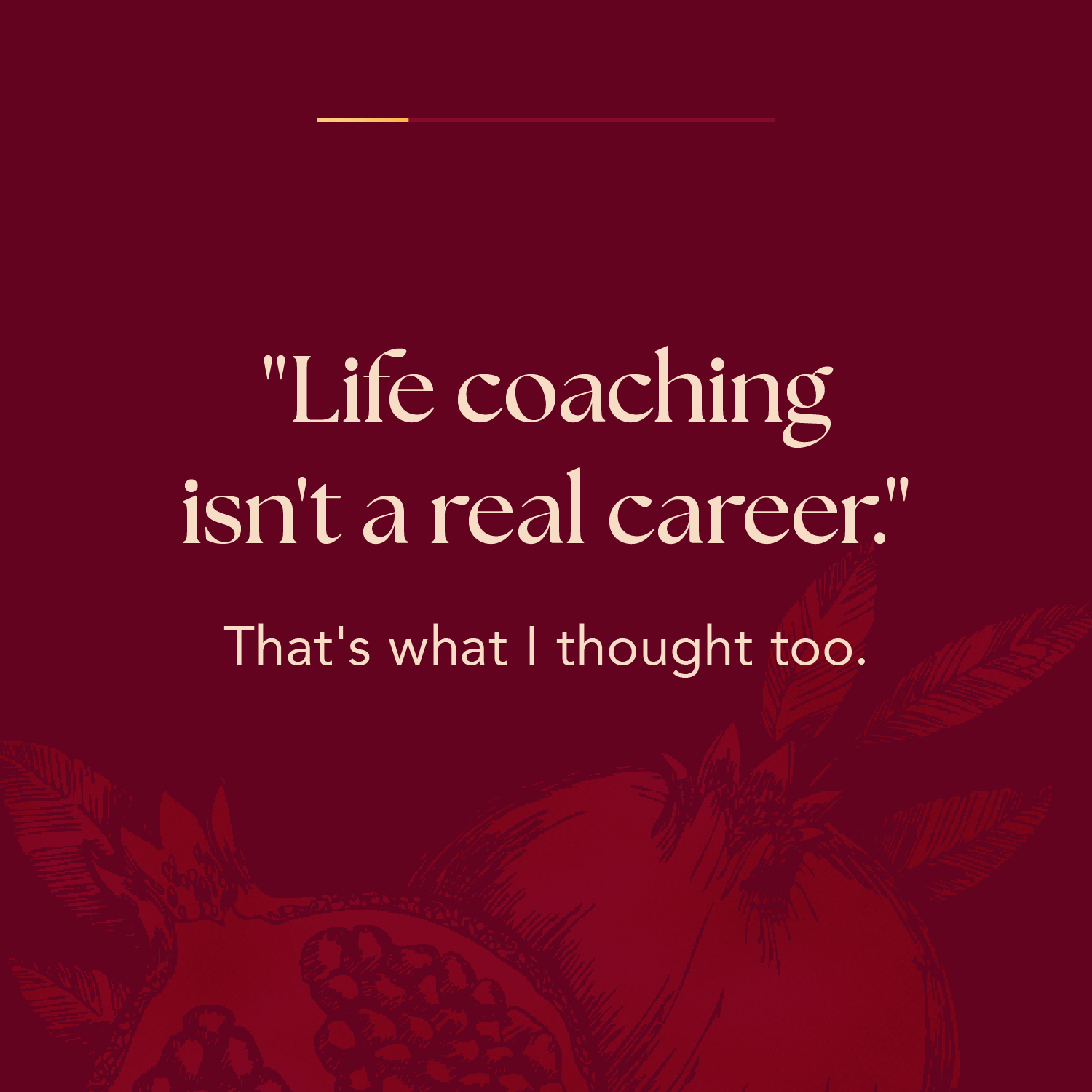 Kara Loewentheil, J.D., Master Certified Life Coach Facebook ad: Hi. I’m Kara.
