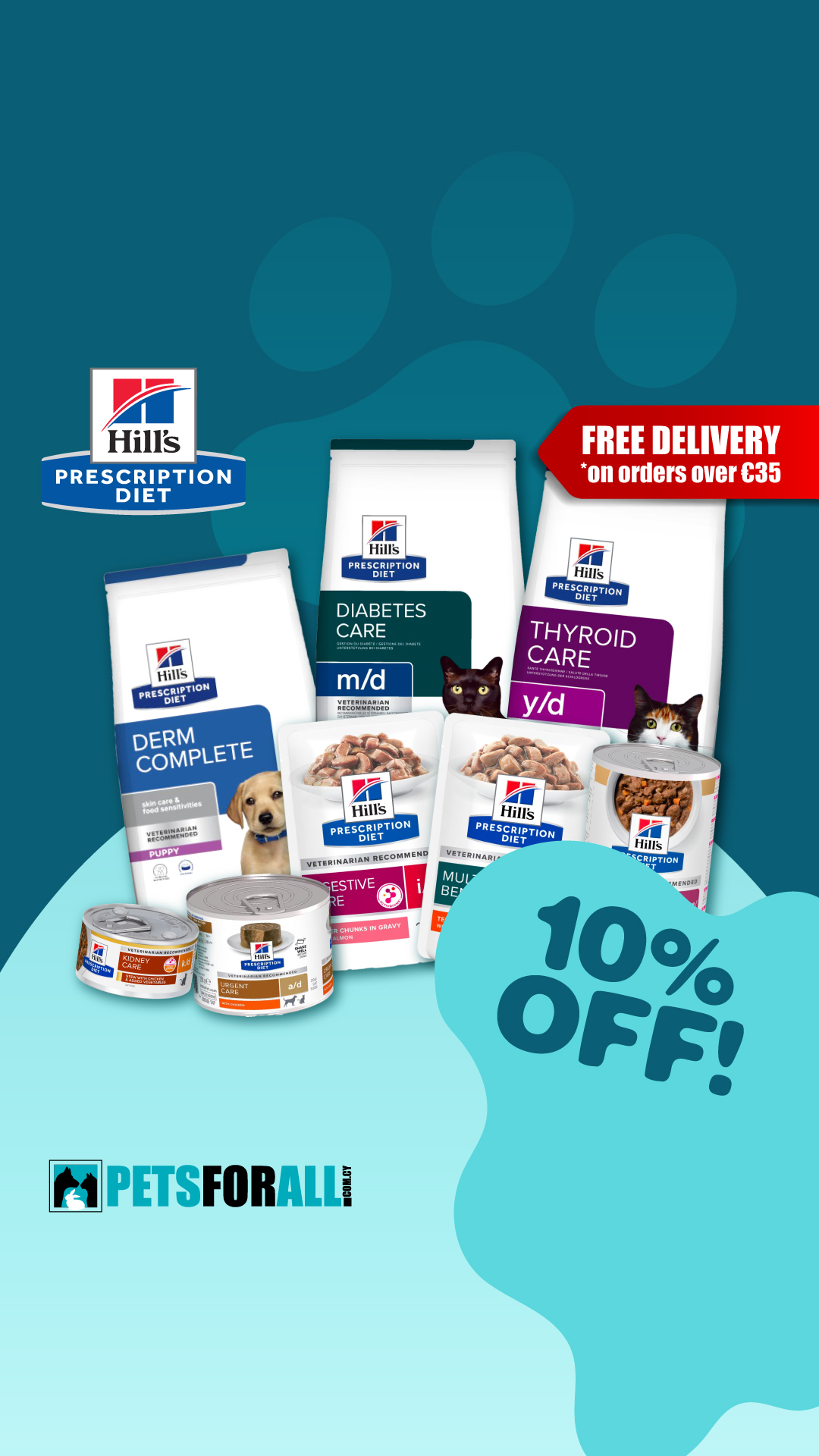 Pets for All Facebook ad from Jul 8, 2026