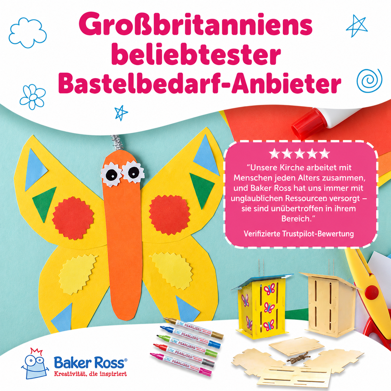 Baker Ross Deutschland Facebook ad