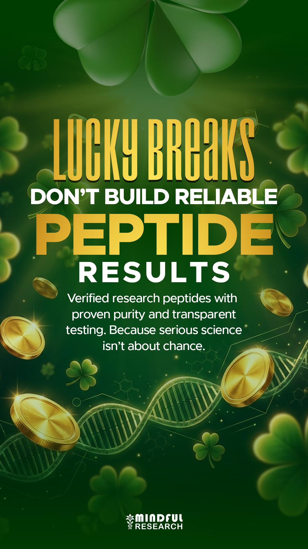HappyPeptides.Com Facebook ad from Mar 9, 2026