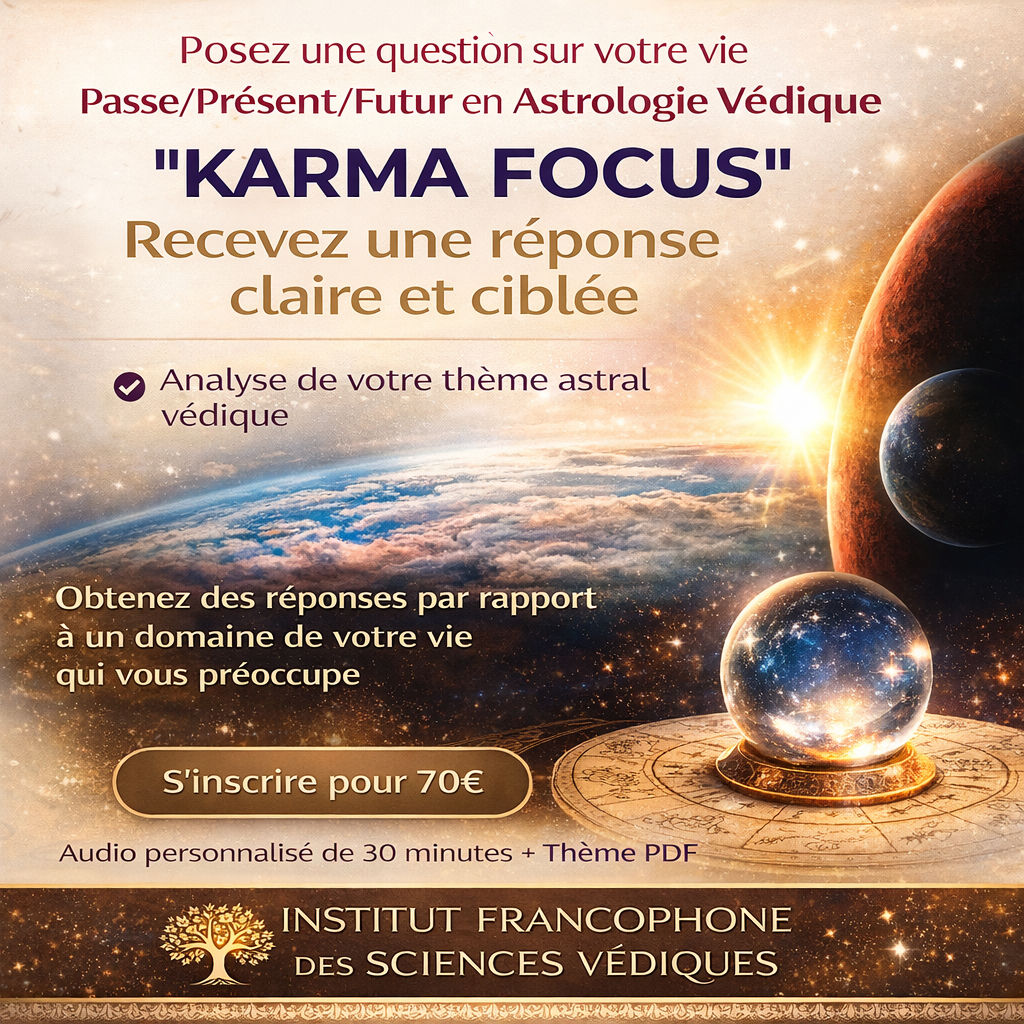 Institut Francophone des Sciences Védiques Facebook ad