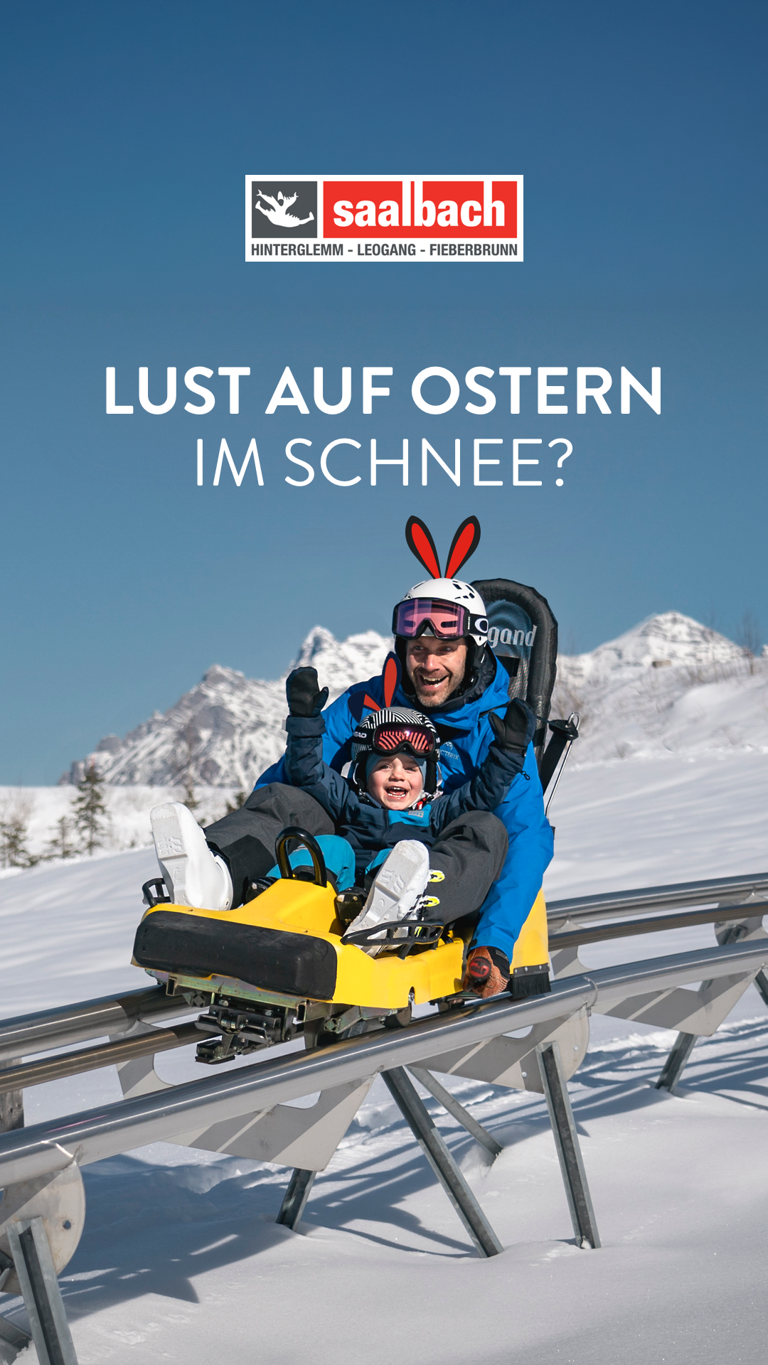 Saalbach Hinterglemm Leogang Fieberbrunn Facebook ad from Mar 16, 2026