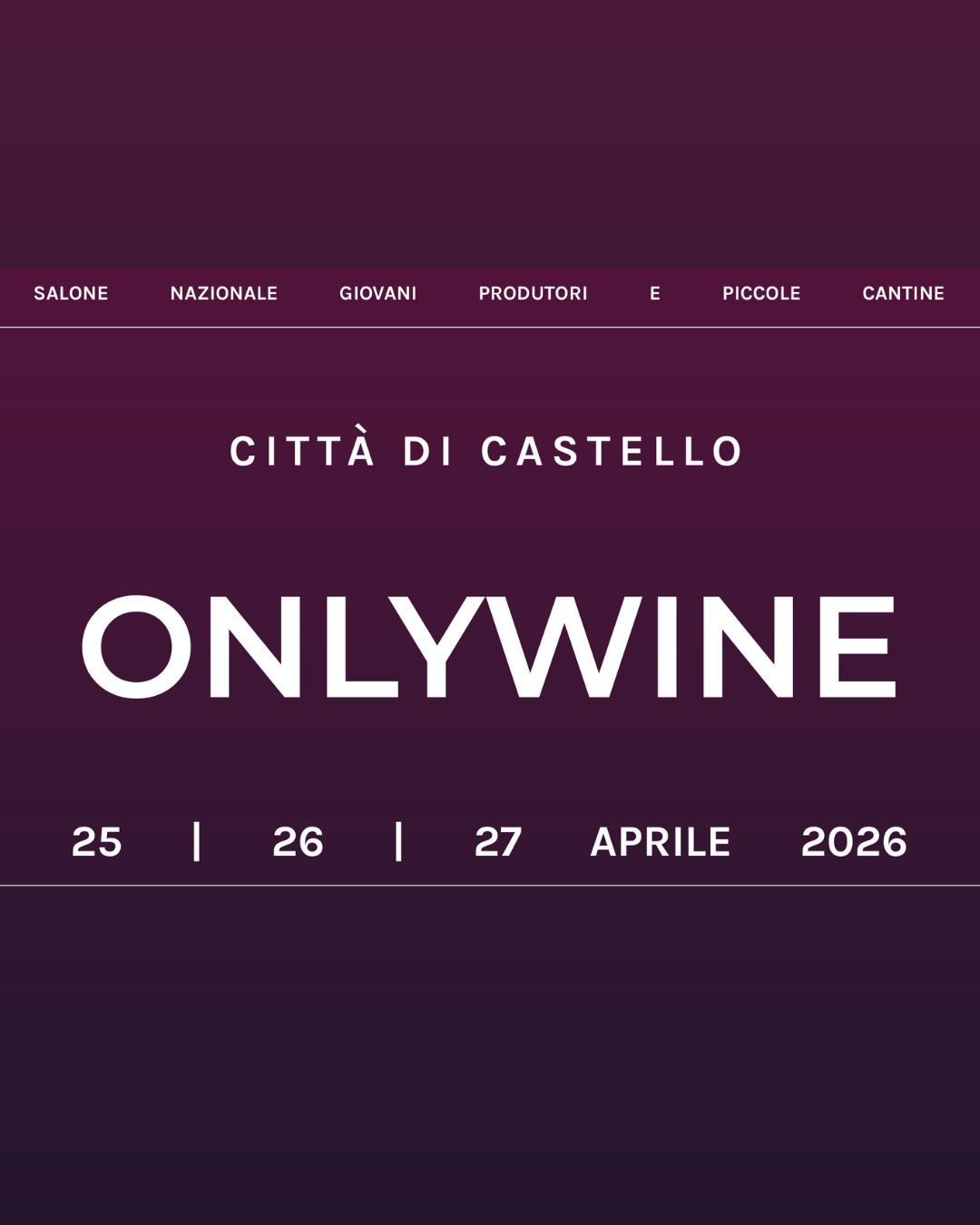 Only Wine Facebook ad: ONLY WINE palazzo vitelli citta di castello Biglietti | 25…