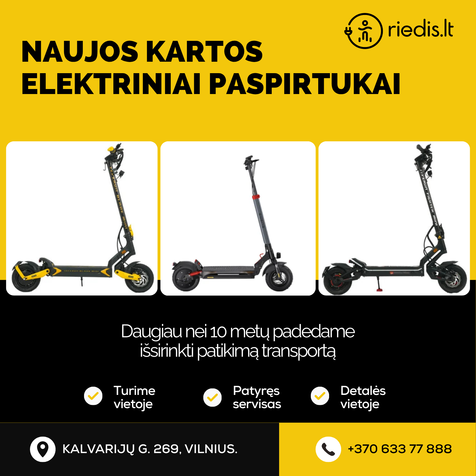 Riedis.lt Facebook ad
