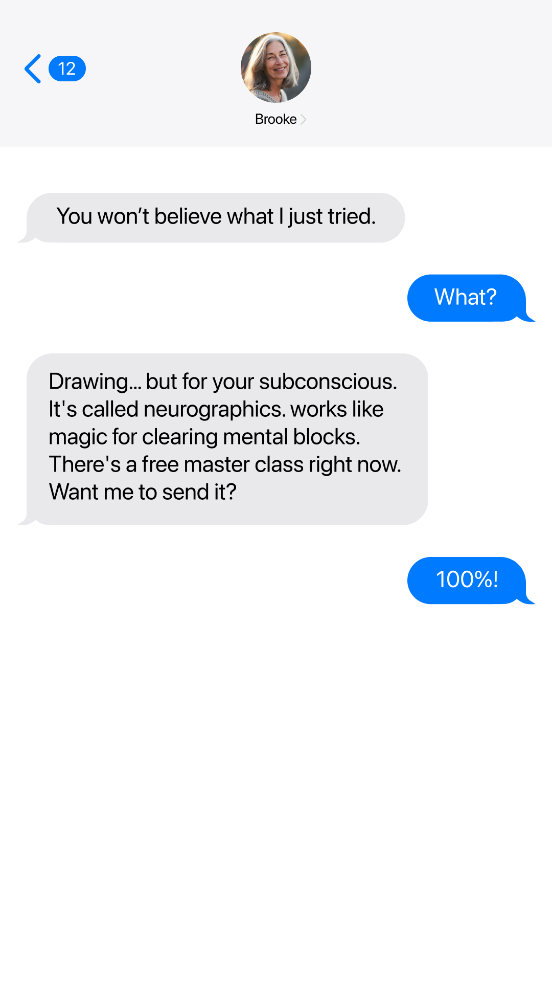 Mindful Line Facebook ad