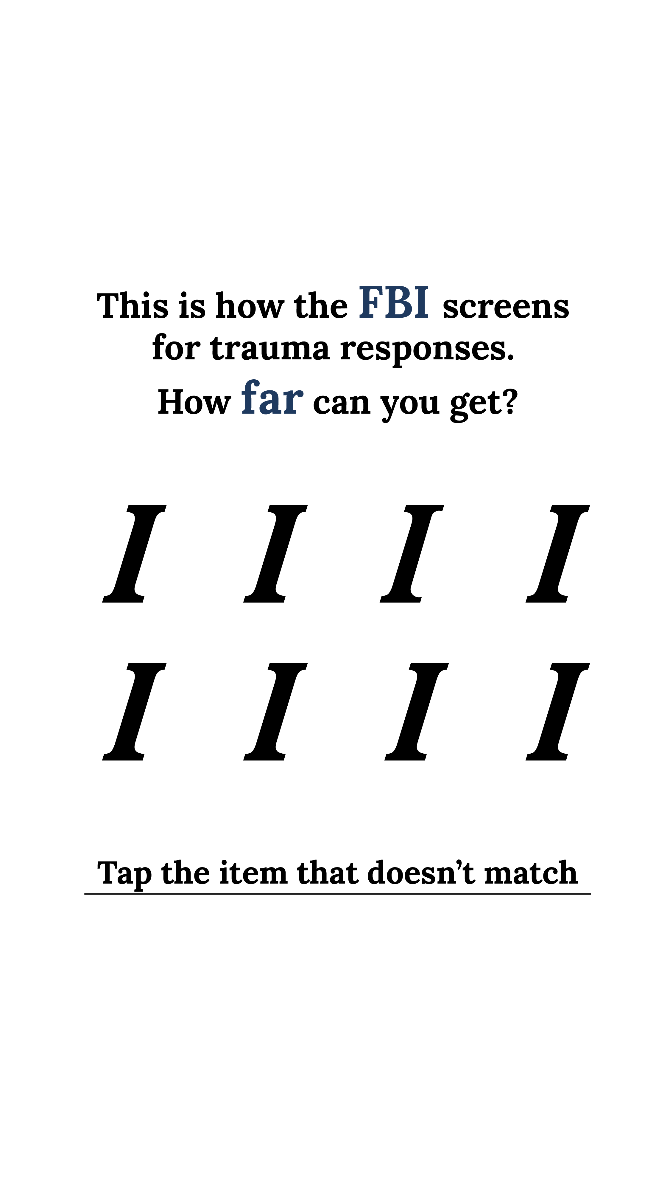 Personality Type Facebook ad