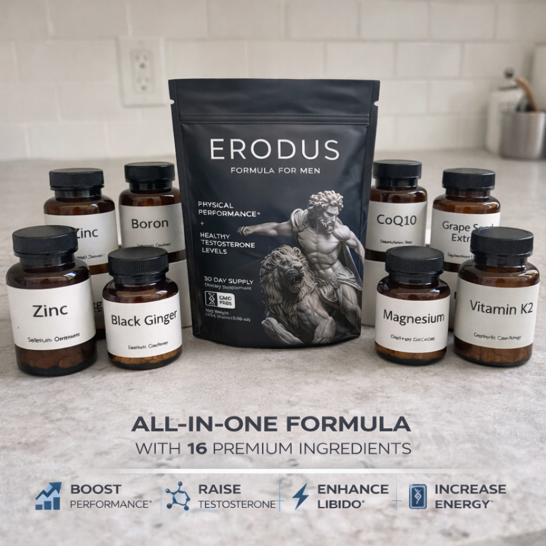 Erodus Formula For Men Facebook ad