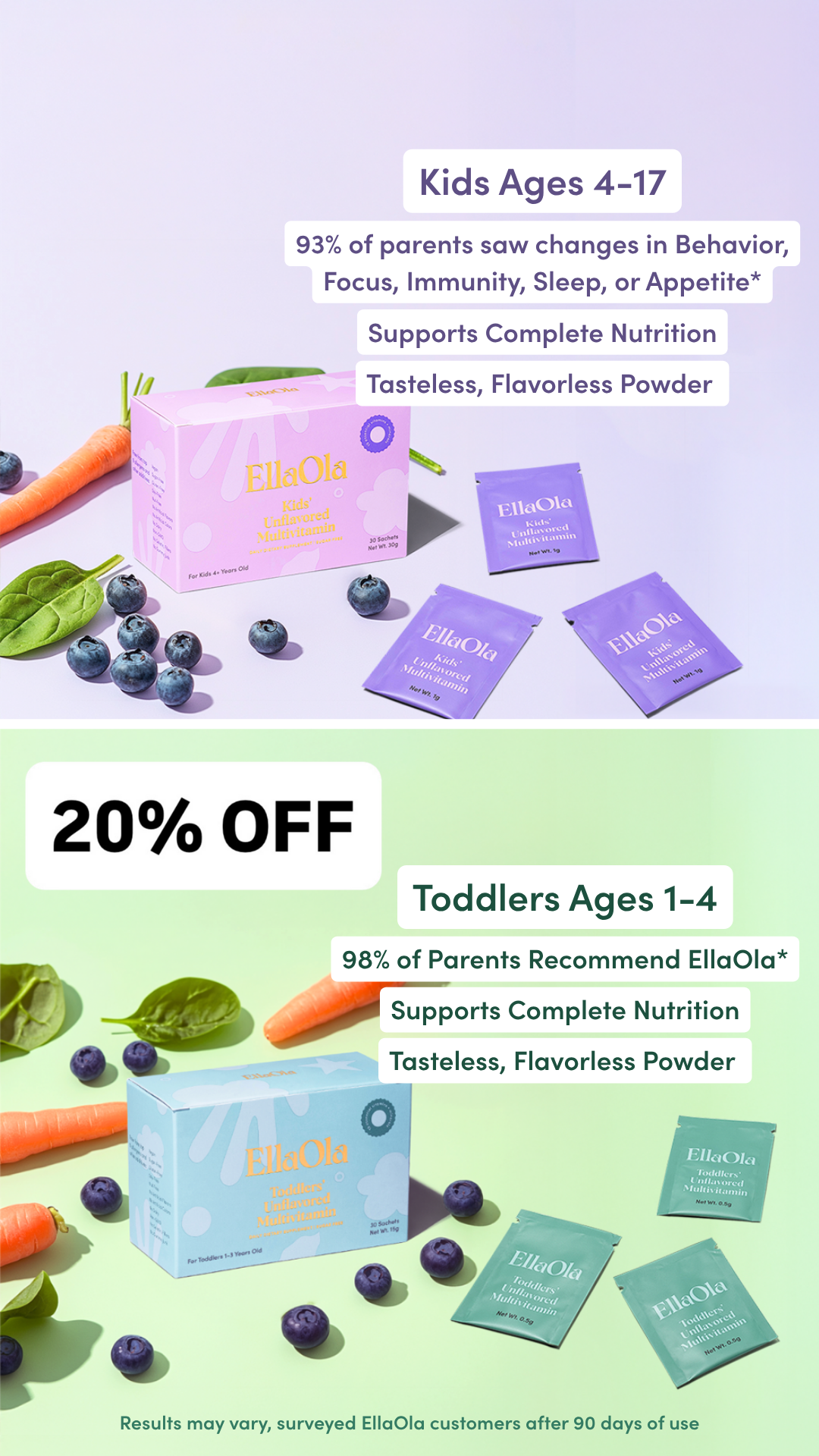 EllaOla Facebook ad