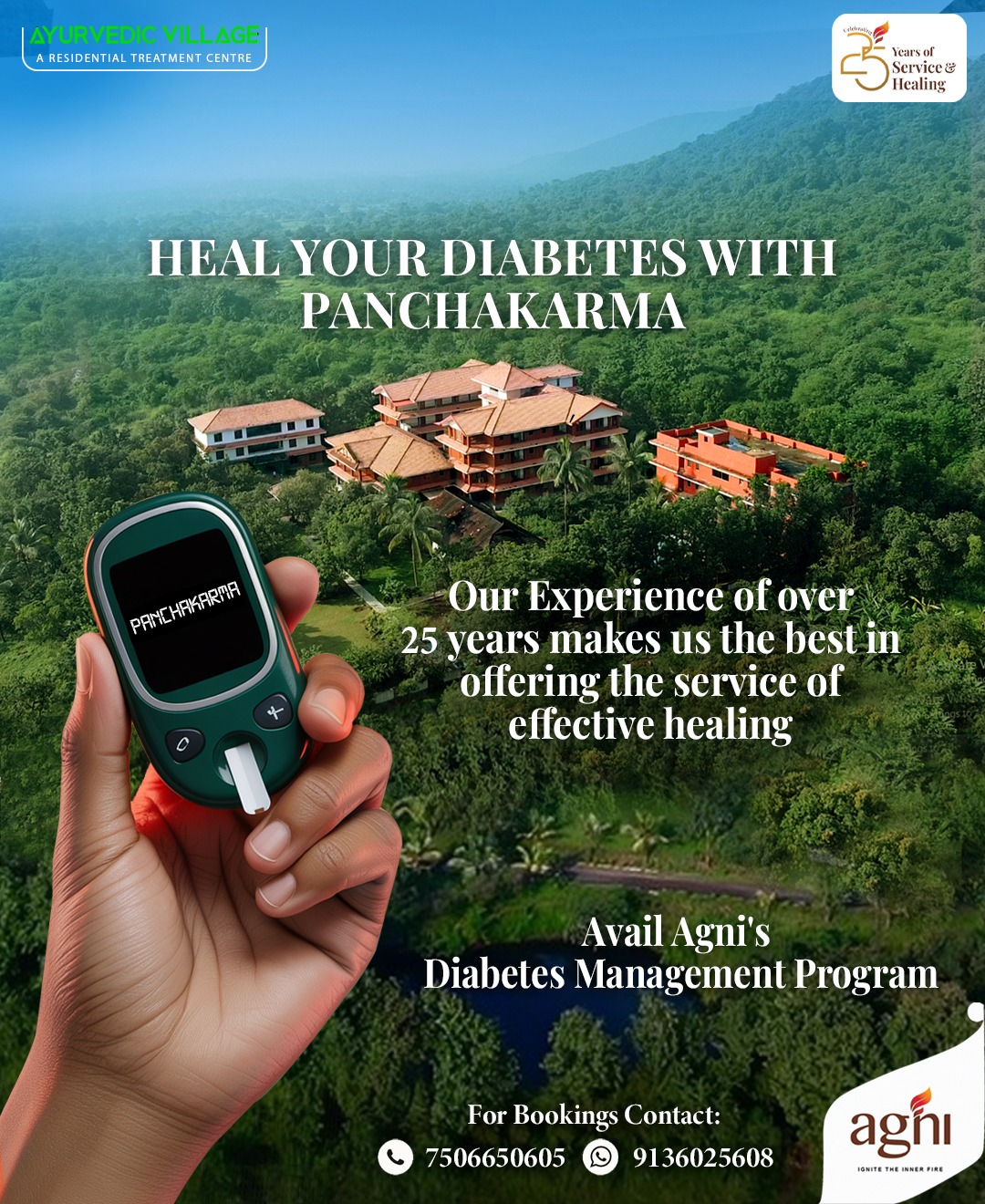 AGNI Ayurvedic Village Facebook ad