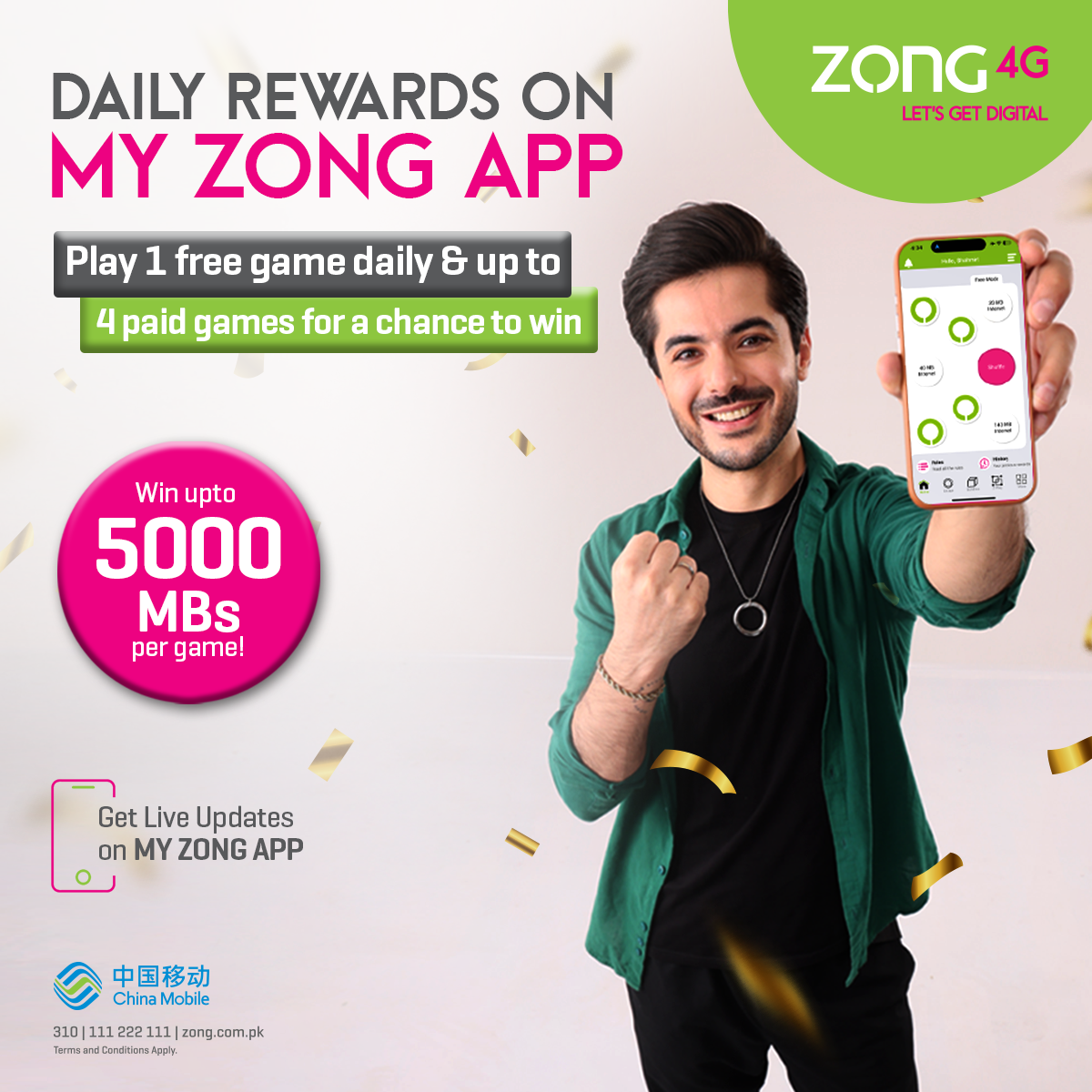 Zong Facebook ad