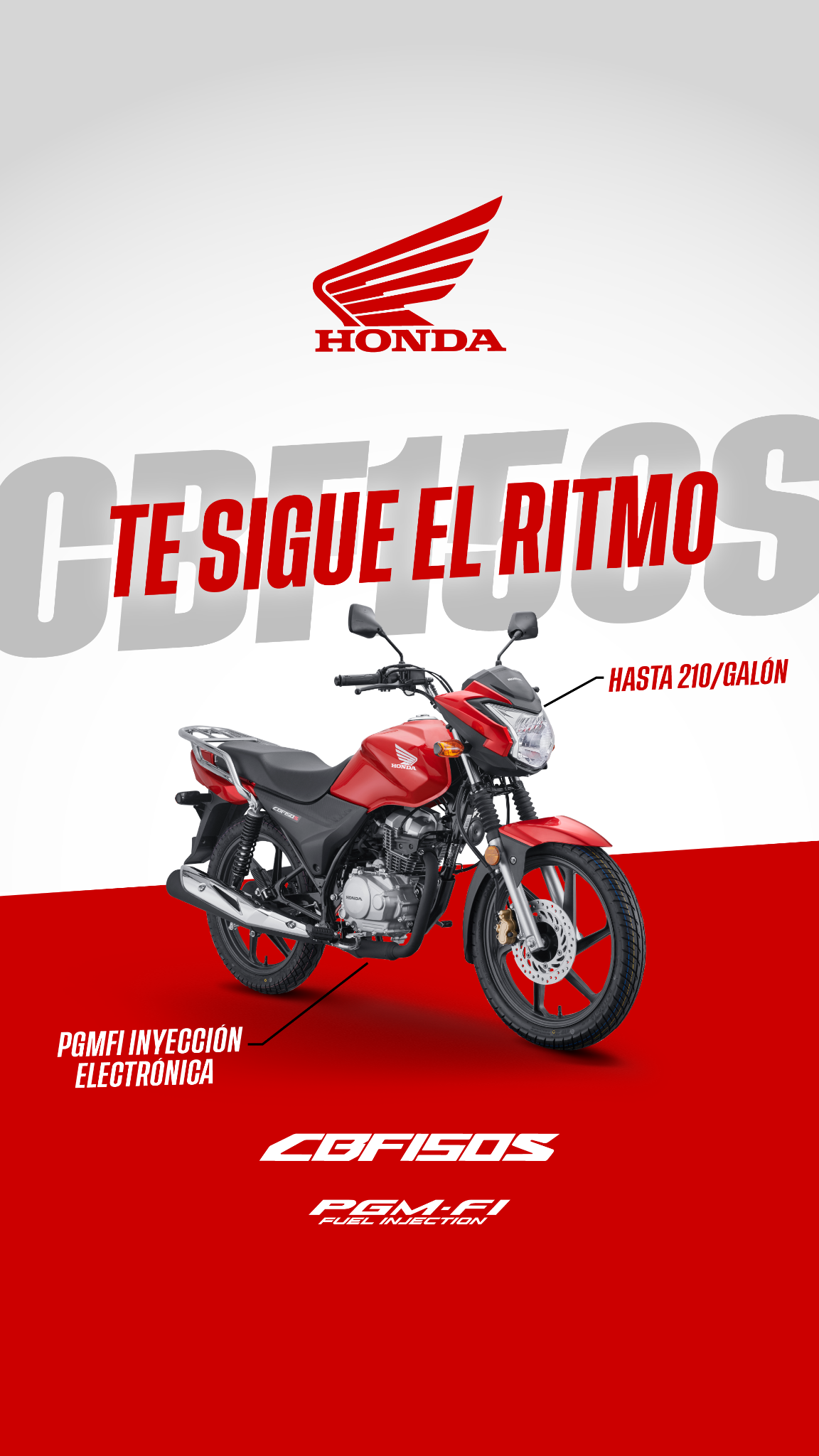 Honda Motos Guatemala Facebook ad from May 1, 2026
