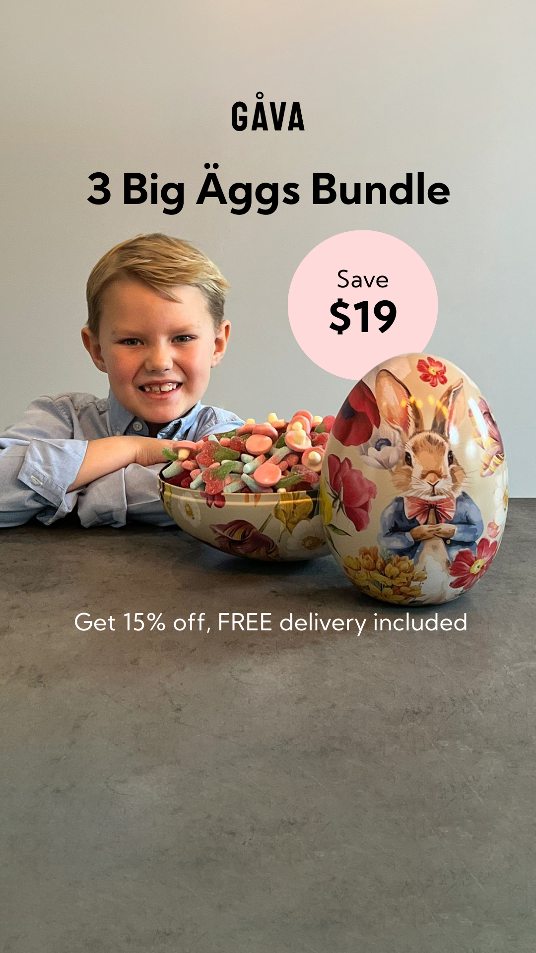 Gavagifting Facebook ad