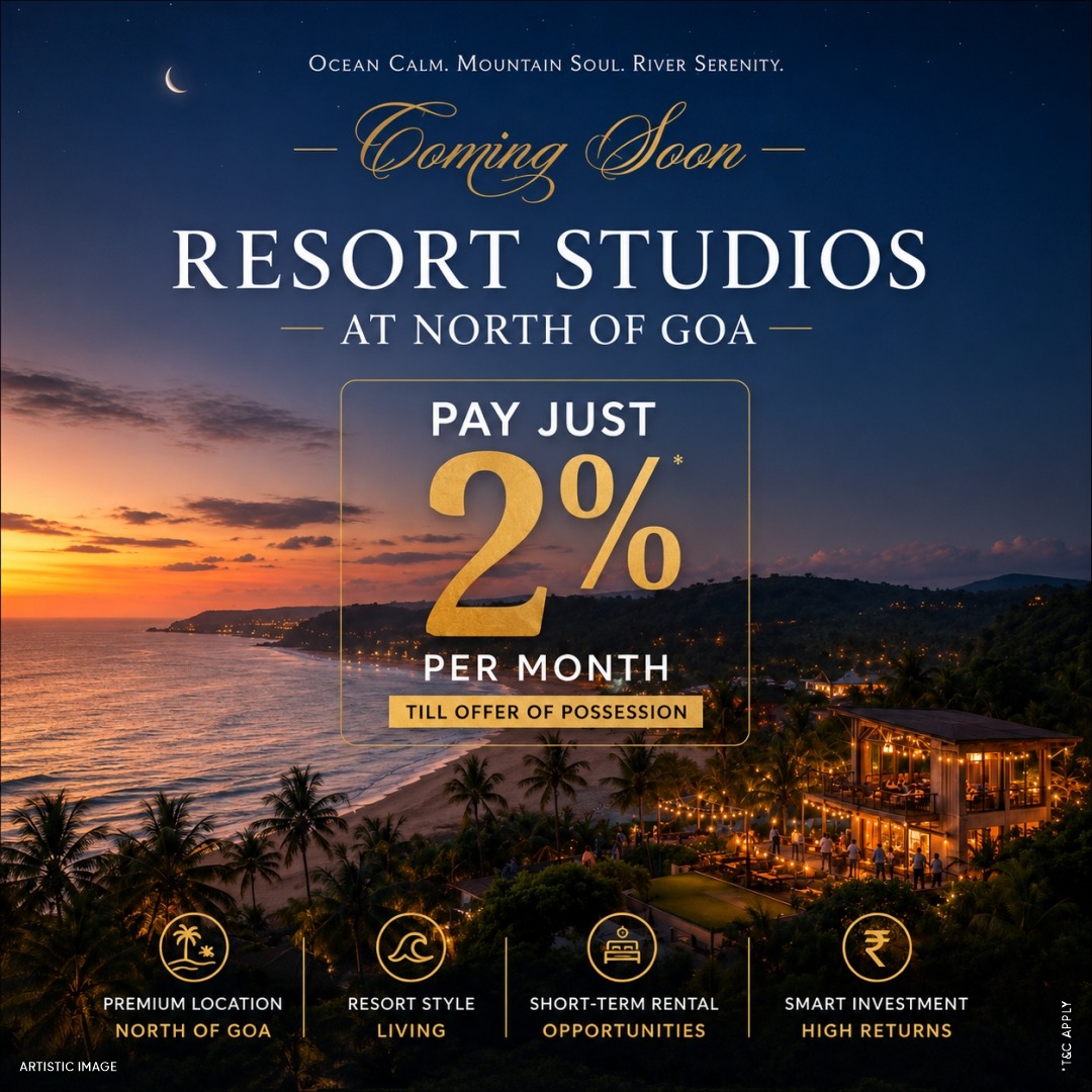 Luxury Housing Facebook ad: Luxury Resort Studios in North Goa