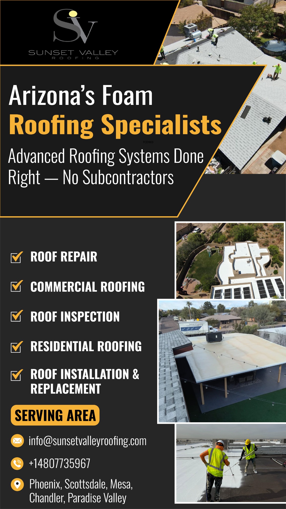 Sunset Valley Roofing LLC Facebook ad